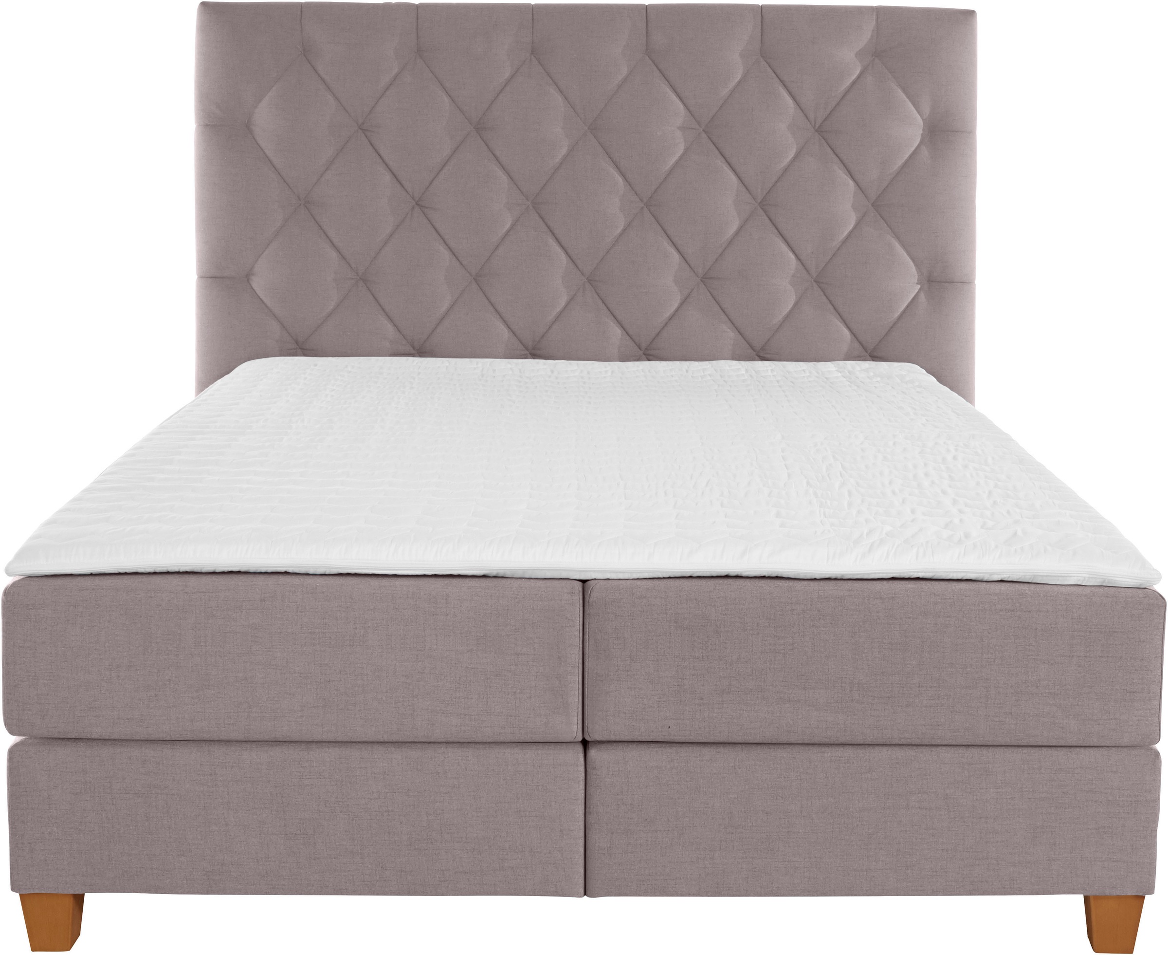 Guido Maria Kretschmer Home&Living Boxspringbett »Harmones hoch«, in 3 Breiten, Härtegrad auch im Mix mit je 1 Matratze in H2 und H3
