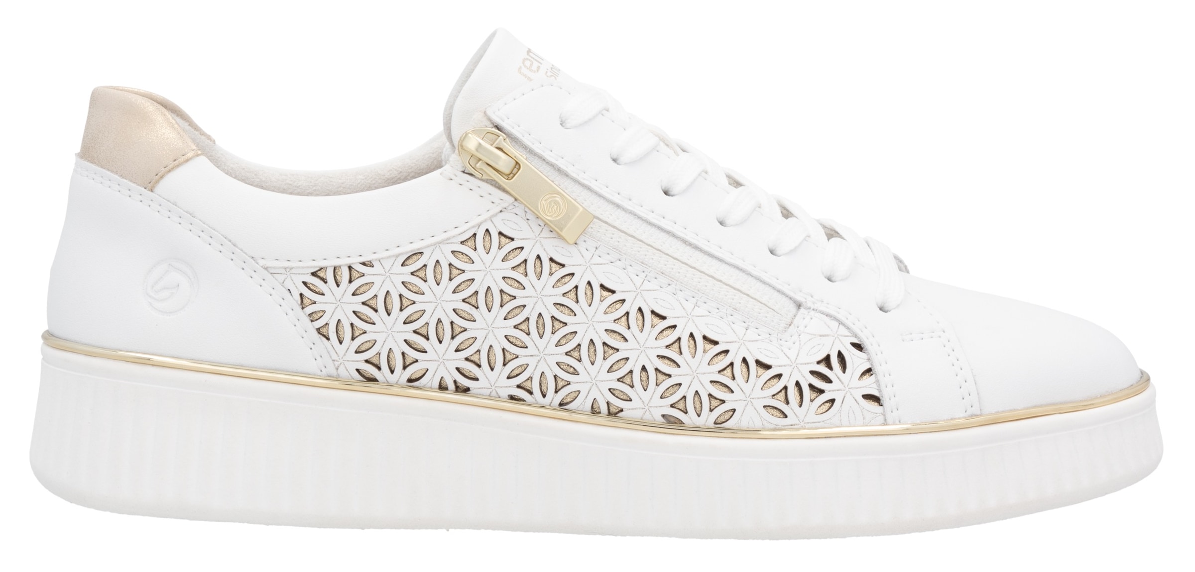 Remonte Plateausneaker, Freizeitschuh, Schnürer, Halbschuh mit Perforation