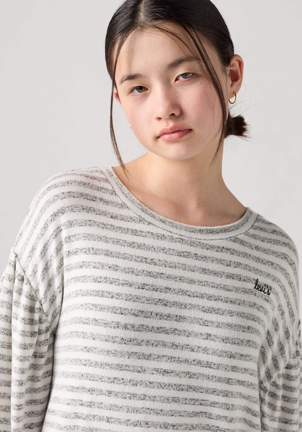 Levi's® Kids Langarmshirt »LVG HACCI STRIPED LS KNIT TOP« in Ringeloptik, for Girls