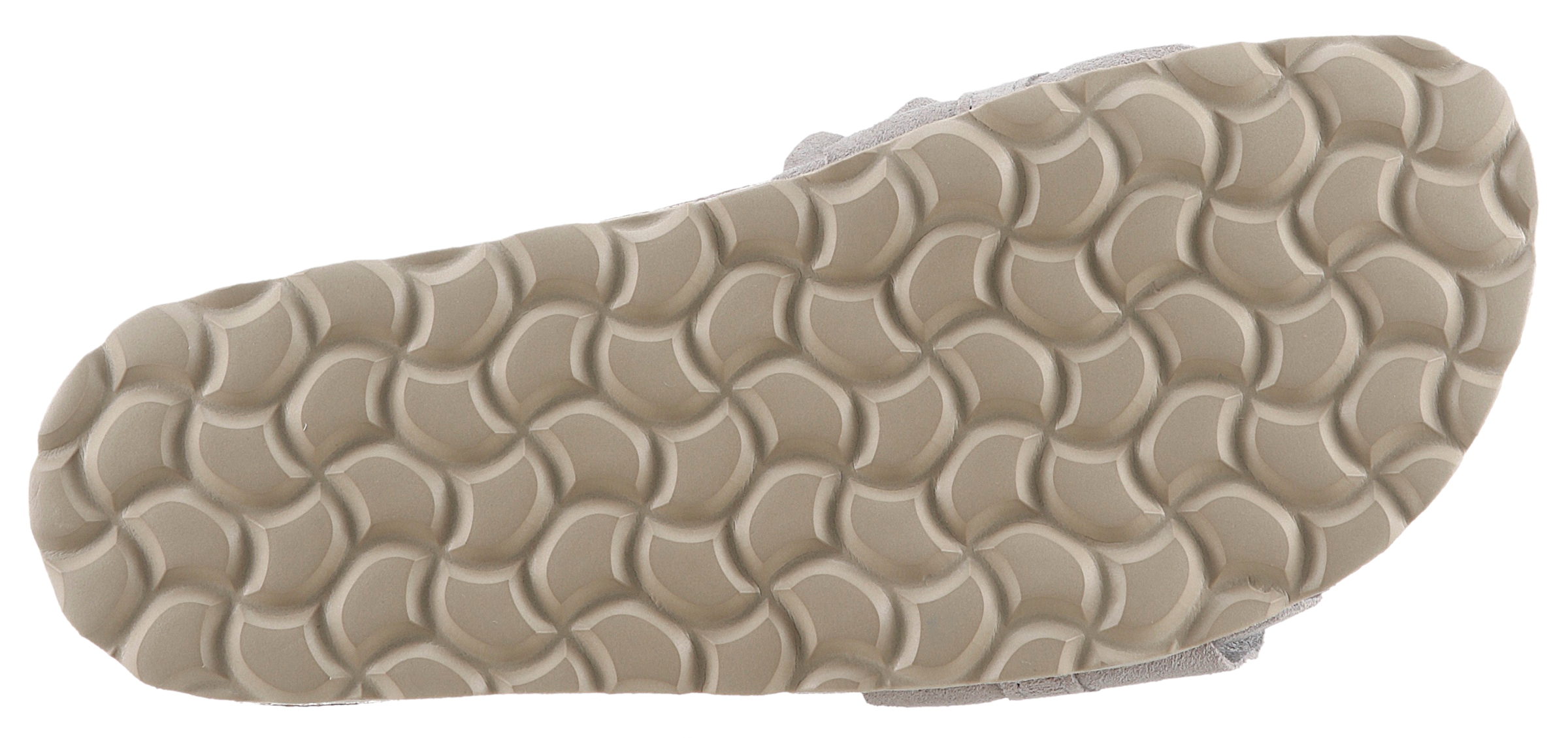 VERBENAS Pantolette »Rocio Roda«  Sommerschuh, Flat mit geschwungenen Laschenstoff
