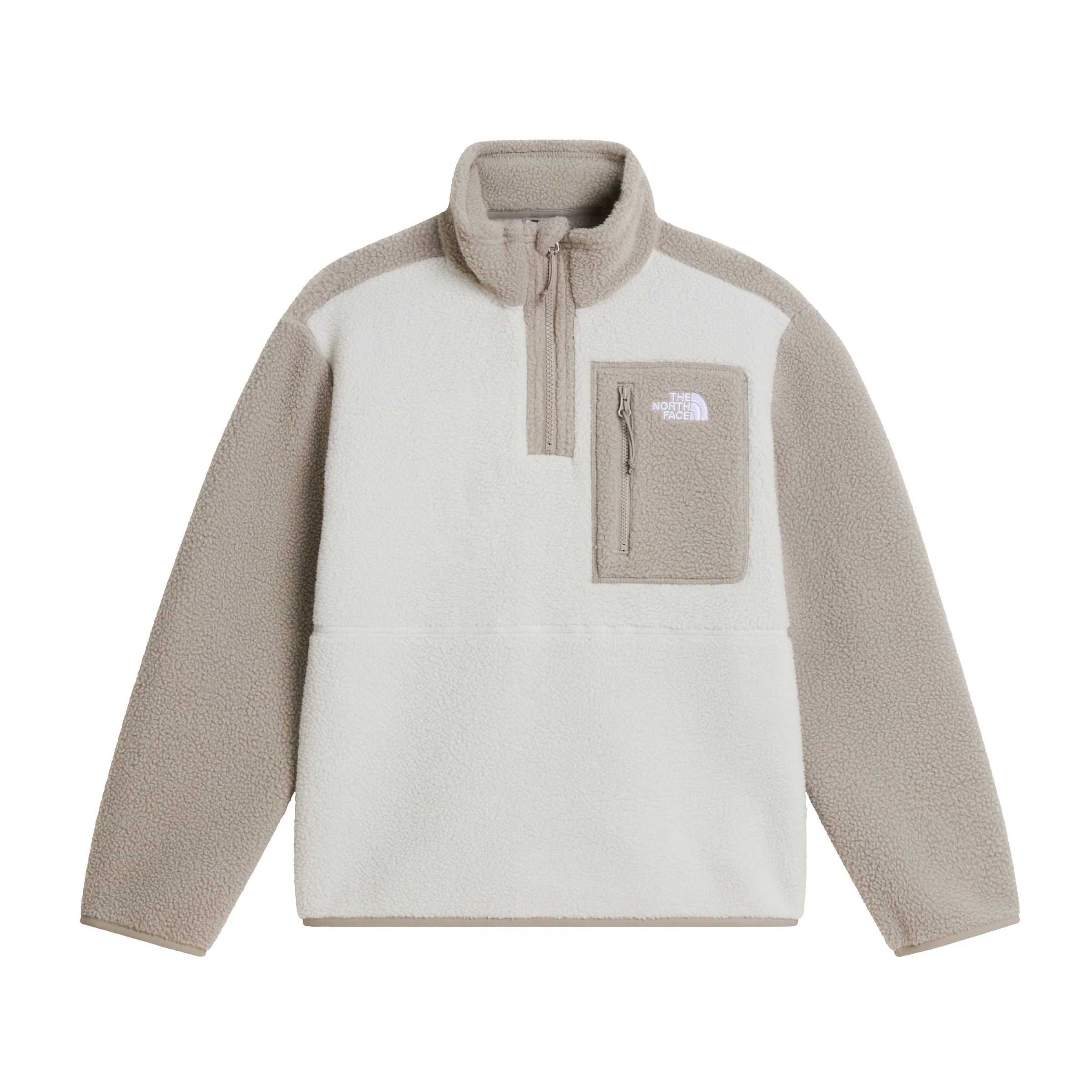 The North Face Strickfleece-Pullover »TEEN YUMIORI 1/4 ZIP JACKET« mit 1/4-Zip, atmungsaktives Material, wasserabweisende Oberfläche