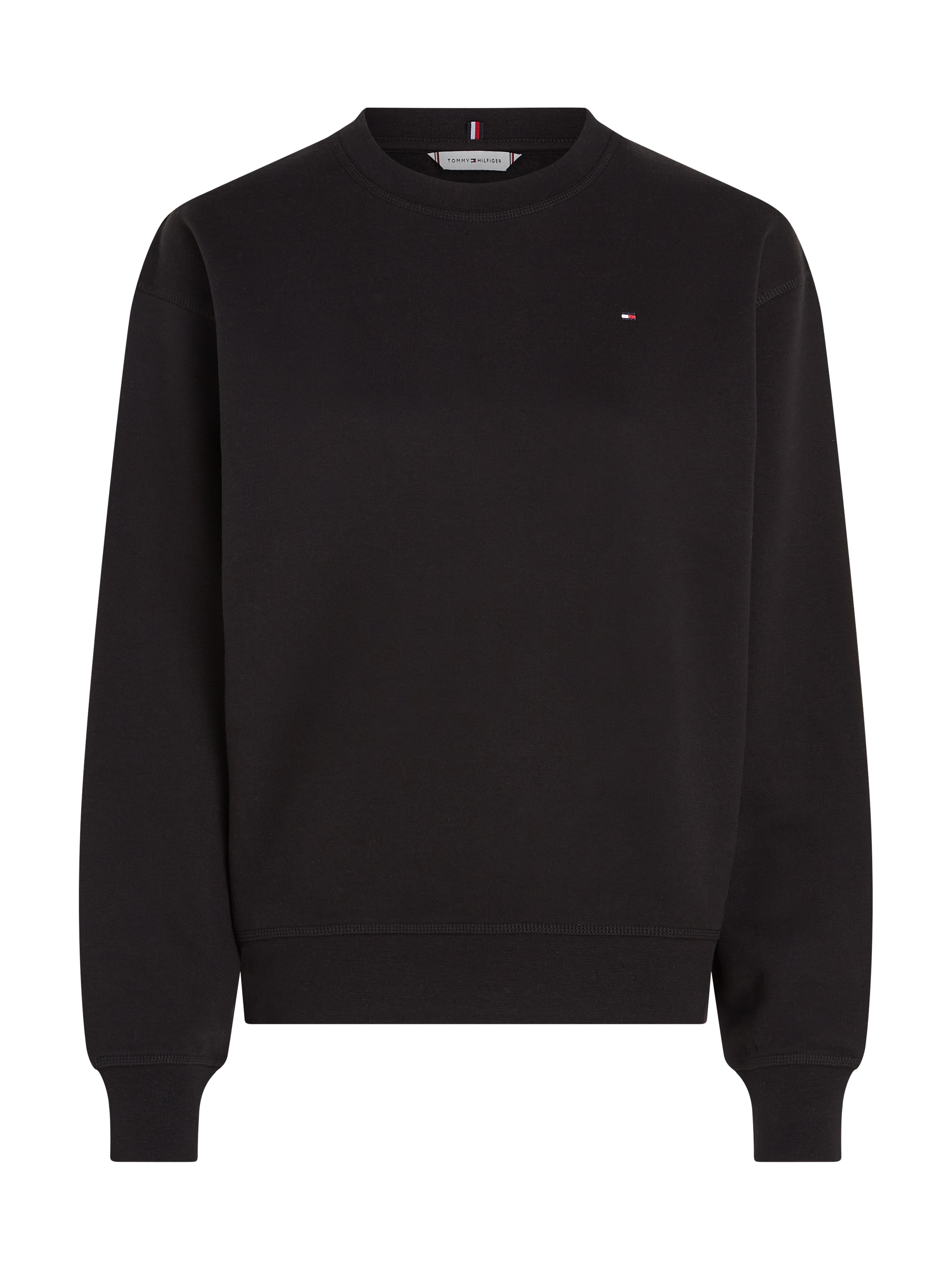 Tommy Hilfiger Sweatshirt »REG FLAG ON CHEST SWTSHRT«, mit Logo-Stickerei