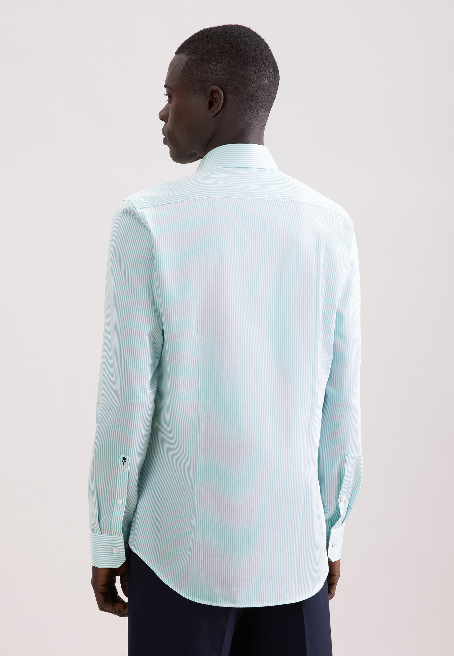 seidensticker Businesshemd »Schwarze Rose« Slim 1/1 Kentkragen Gestreift