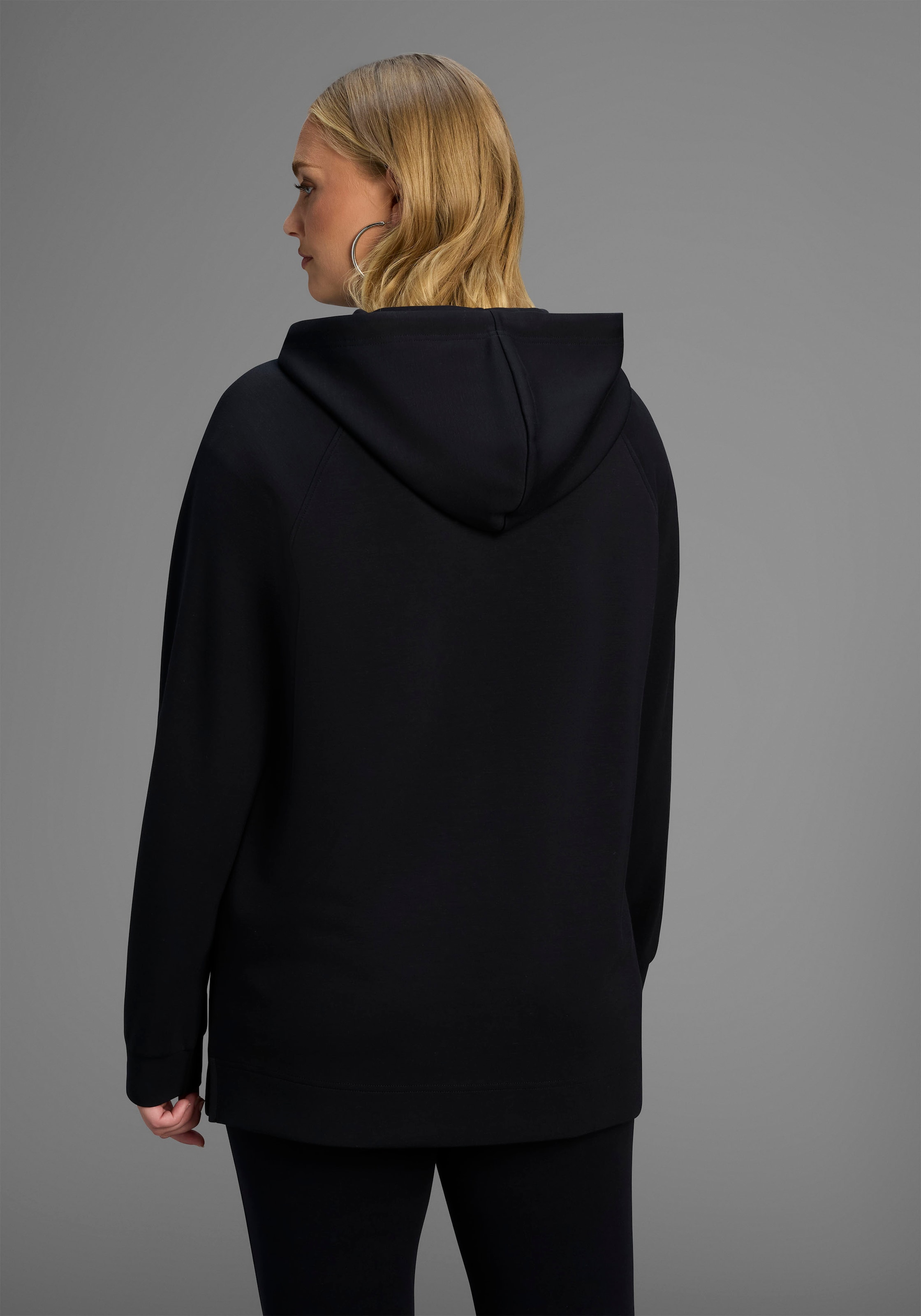 KangaROOS Kapuzensweatshirt, aus glatter Sweatware, große Größen