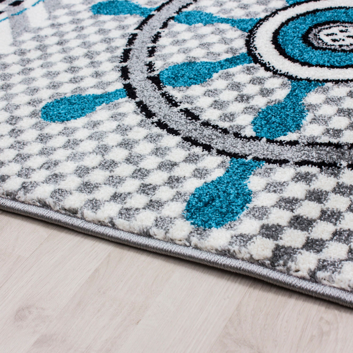 Ayyildiz Teppiche Kinderteppich »Kids 510«, rund, 12 mm Höhe, maritimer Kurzflor Teppich
