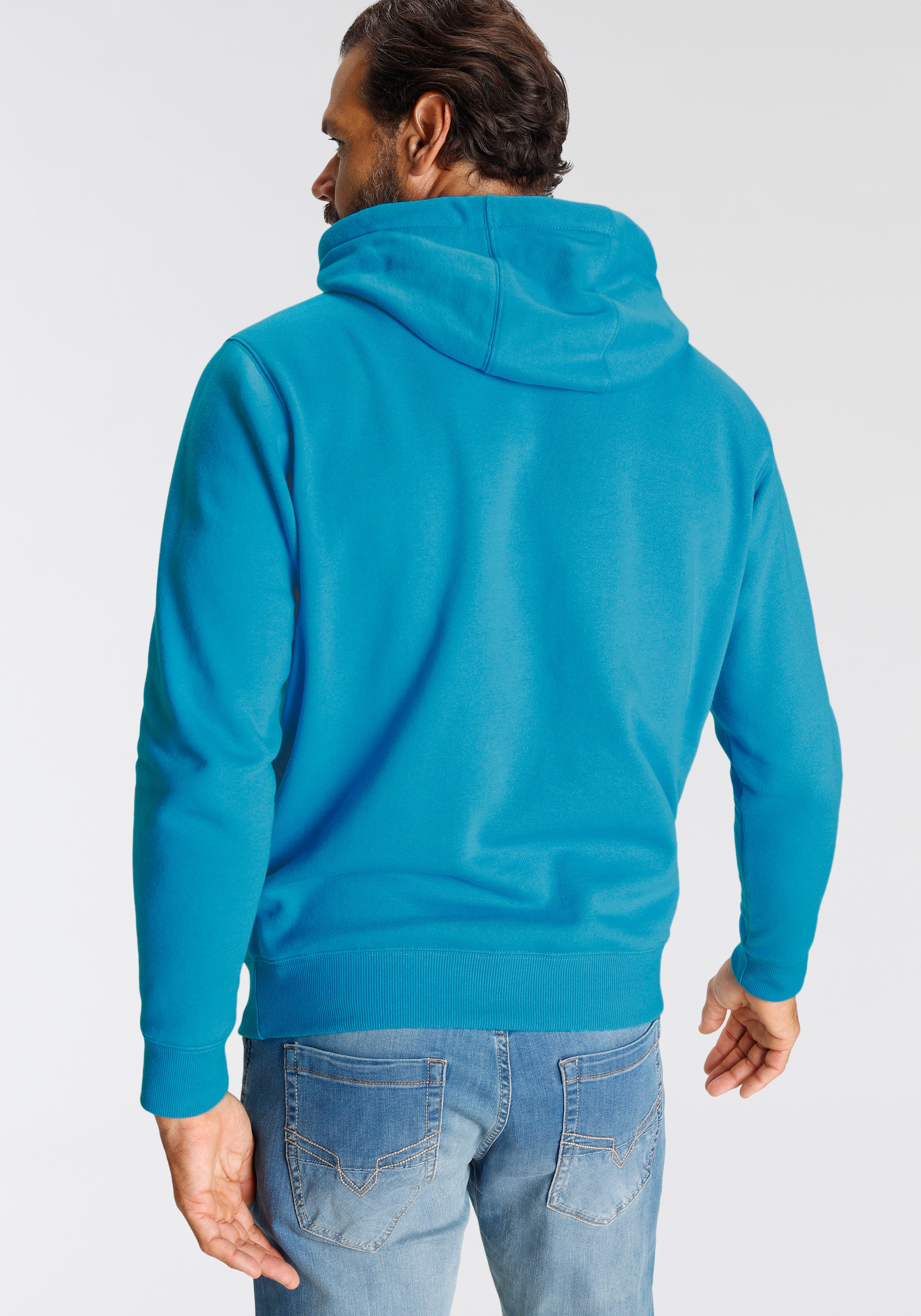 H.I.S Kapuzensweatshirt, Langarm, lässige Passform, mit Kängurutasche