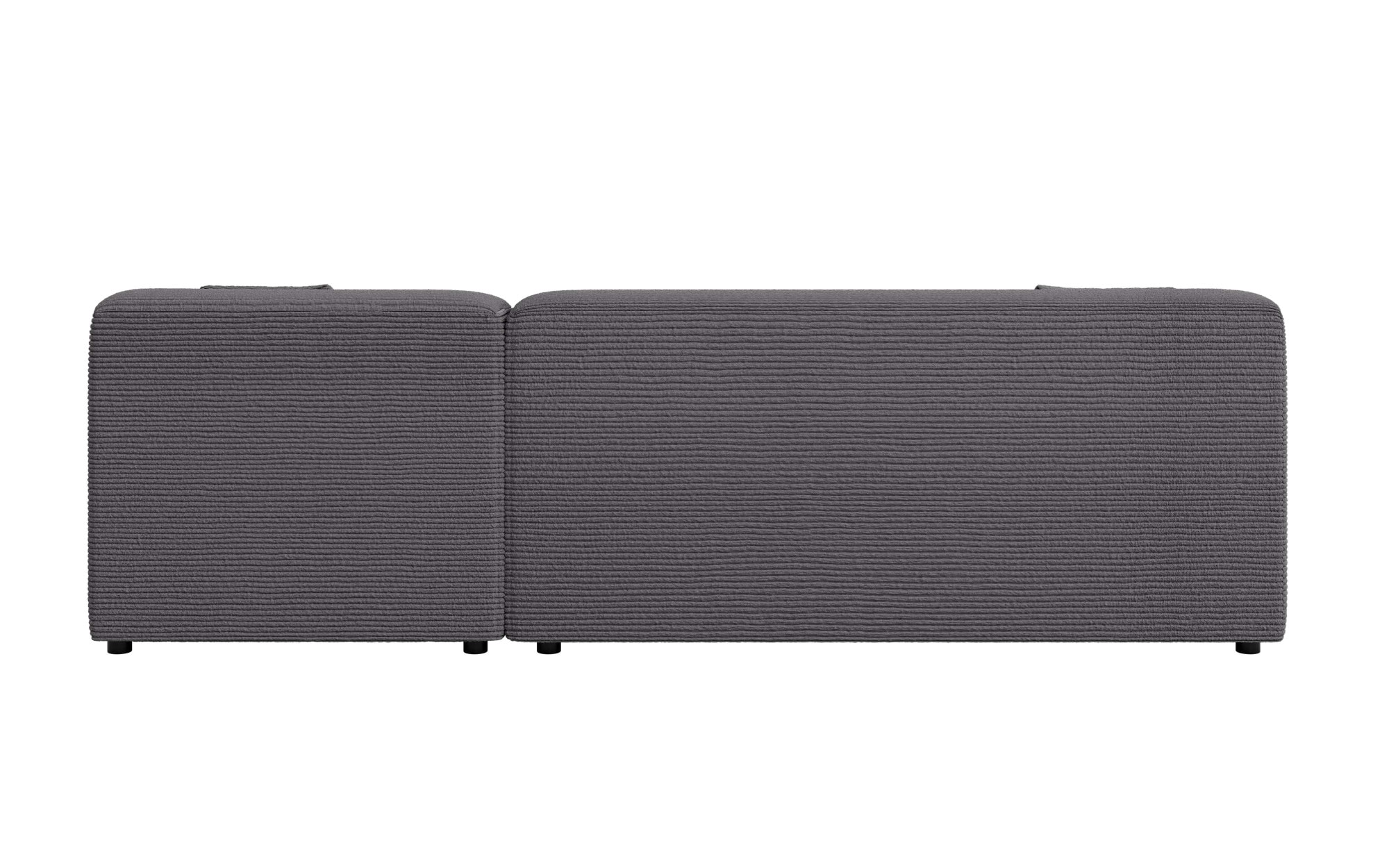 Home affaire Ecksofa »LILLIANA Designsofa, L-Form mit Recamiere rechts/links bestellbar«, L-Form mit Wellenunterfederung, Maße B/T/H: 256/160/76 cm