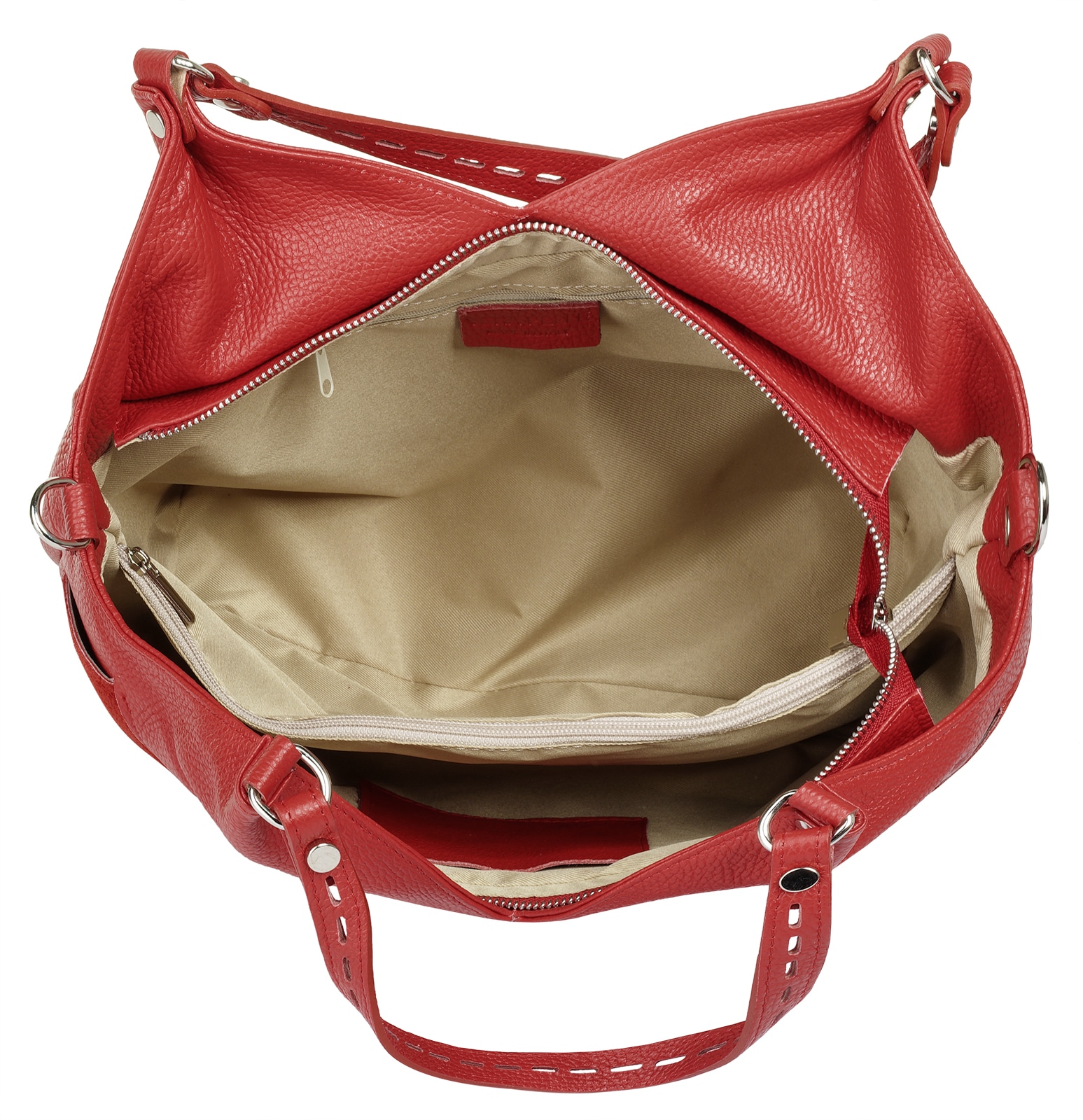 Samantha Look Shopper echt Leder, Made in Italy