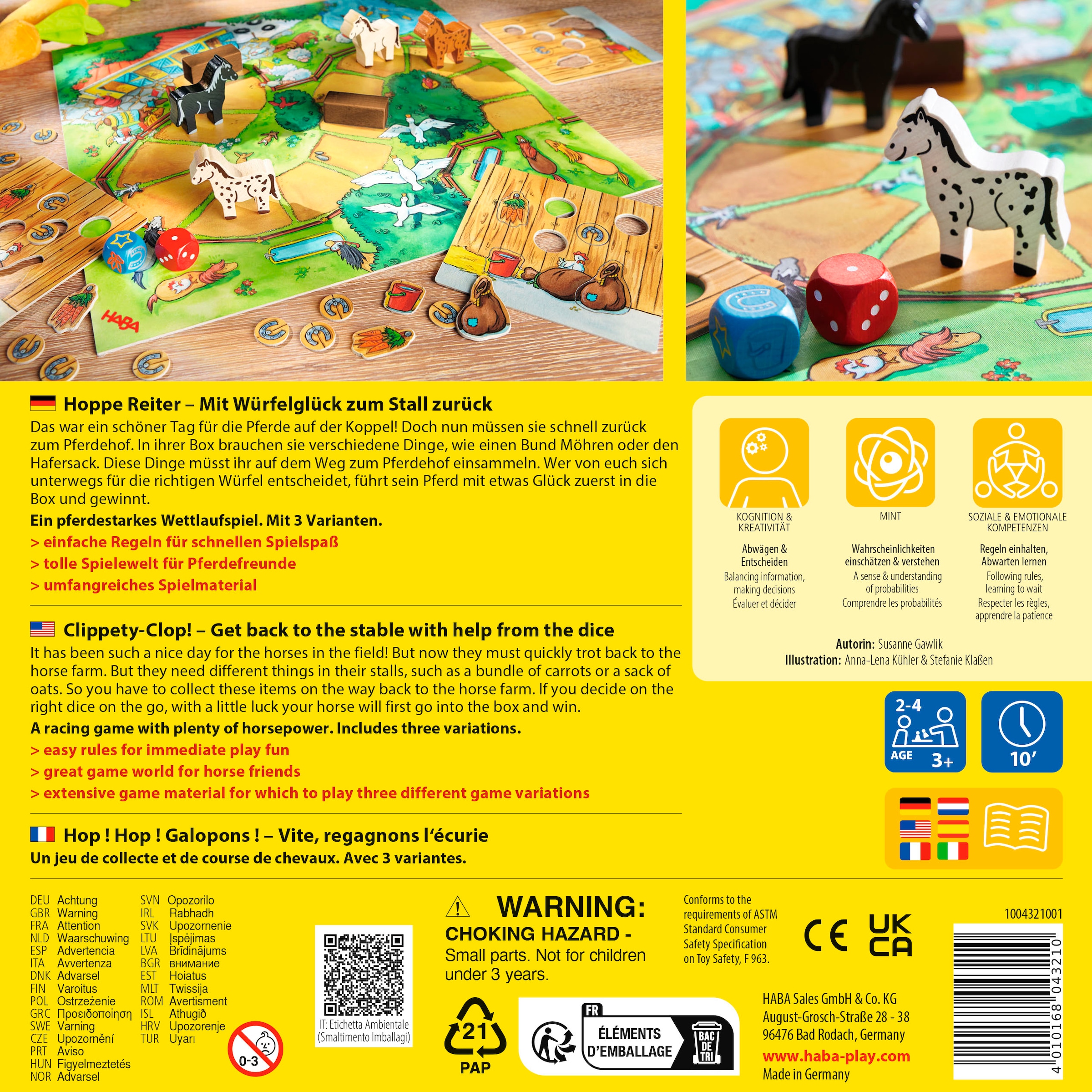 Haba Spiel »Hoppe Reiter«, Made in Germany