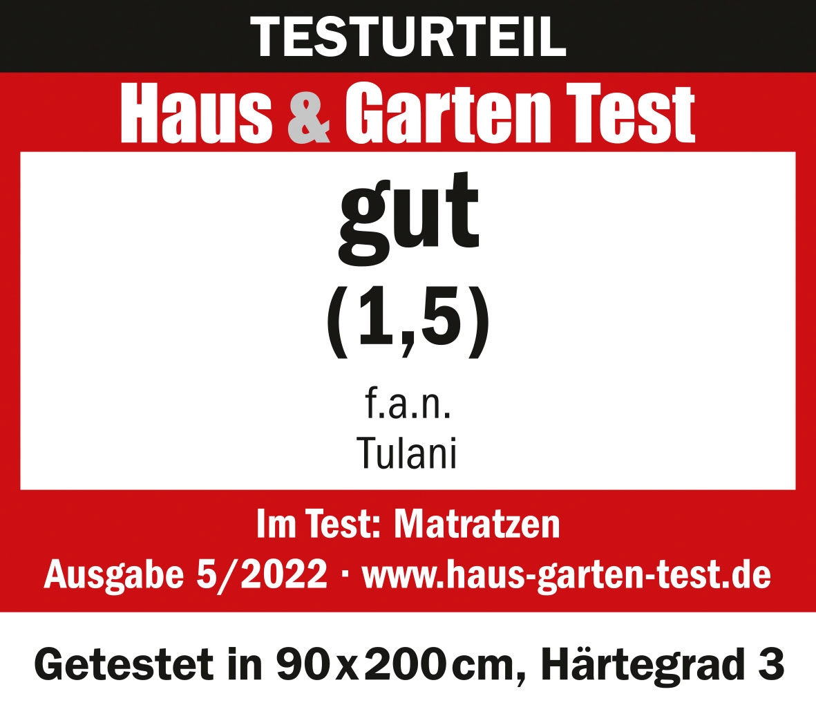 fan Taschenfederkernmatratze »Tulani, Matratze in 90x200 cm, 140x200 cm und weiteren Größen«, 24 cm hoch, 530 Federn, (1 St.), 530 Federn bei Gr. 100x200 cm - atmungsaktive Matratze