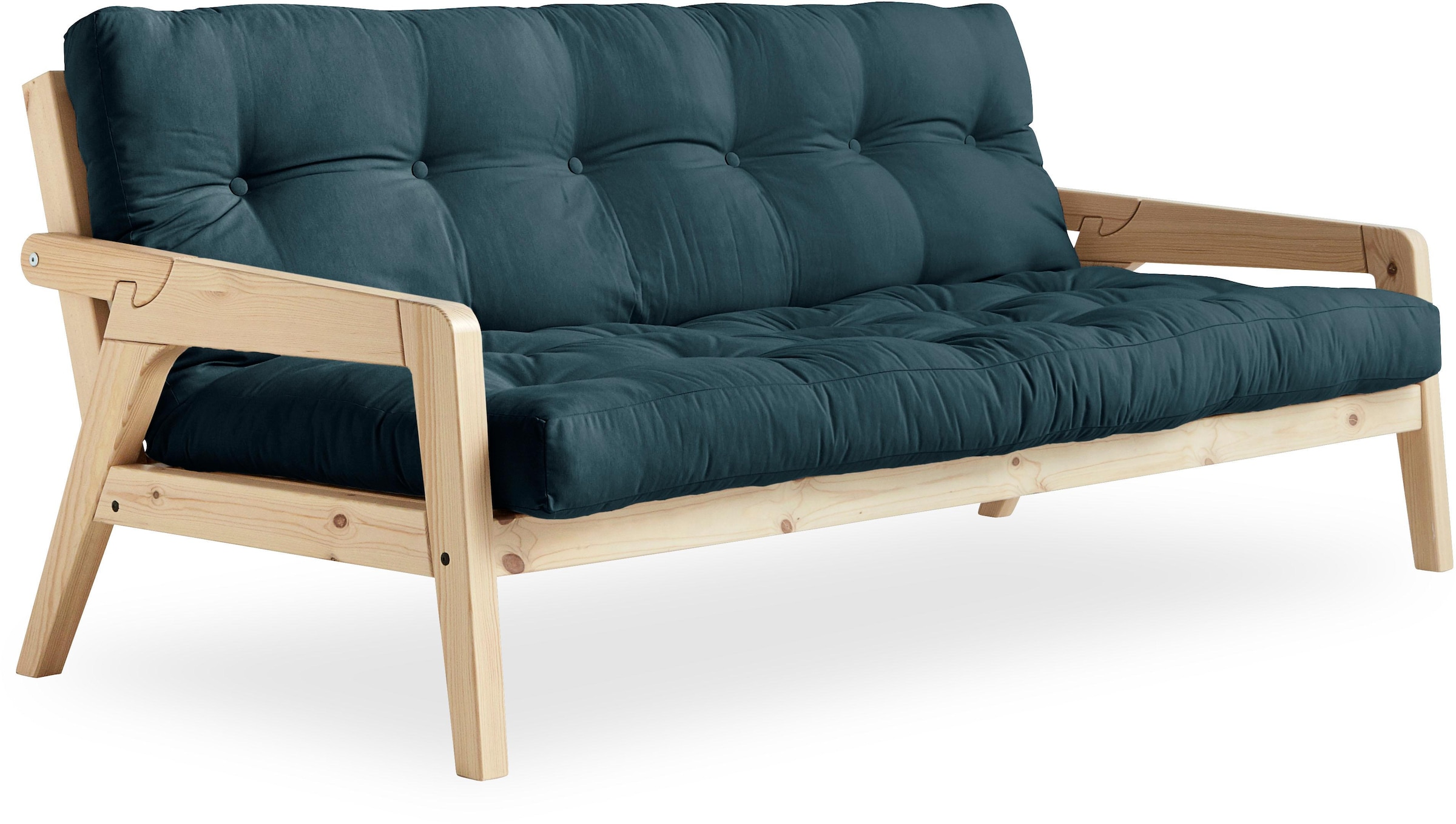 Karup Design Schlafsofa, Mit Holzstruktur, inkl. Futonmatratze, Liegefläche 130x190 cm