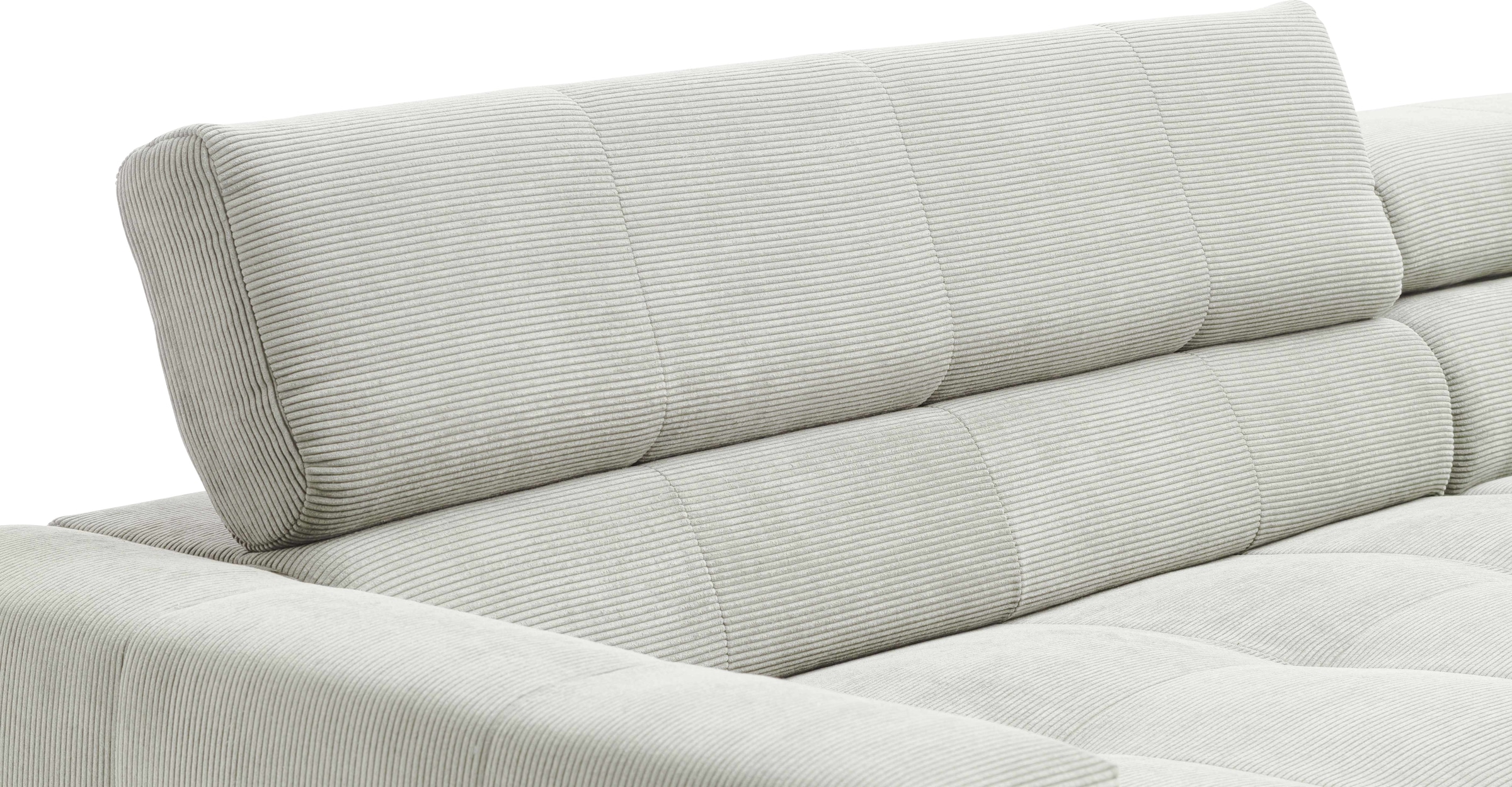 Home affaire Ecksofa »Claya, L-Form,  incl. Kopfteilverstellung, Breite 276 cm« wahlweise elektrischer Sitzvorzug