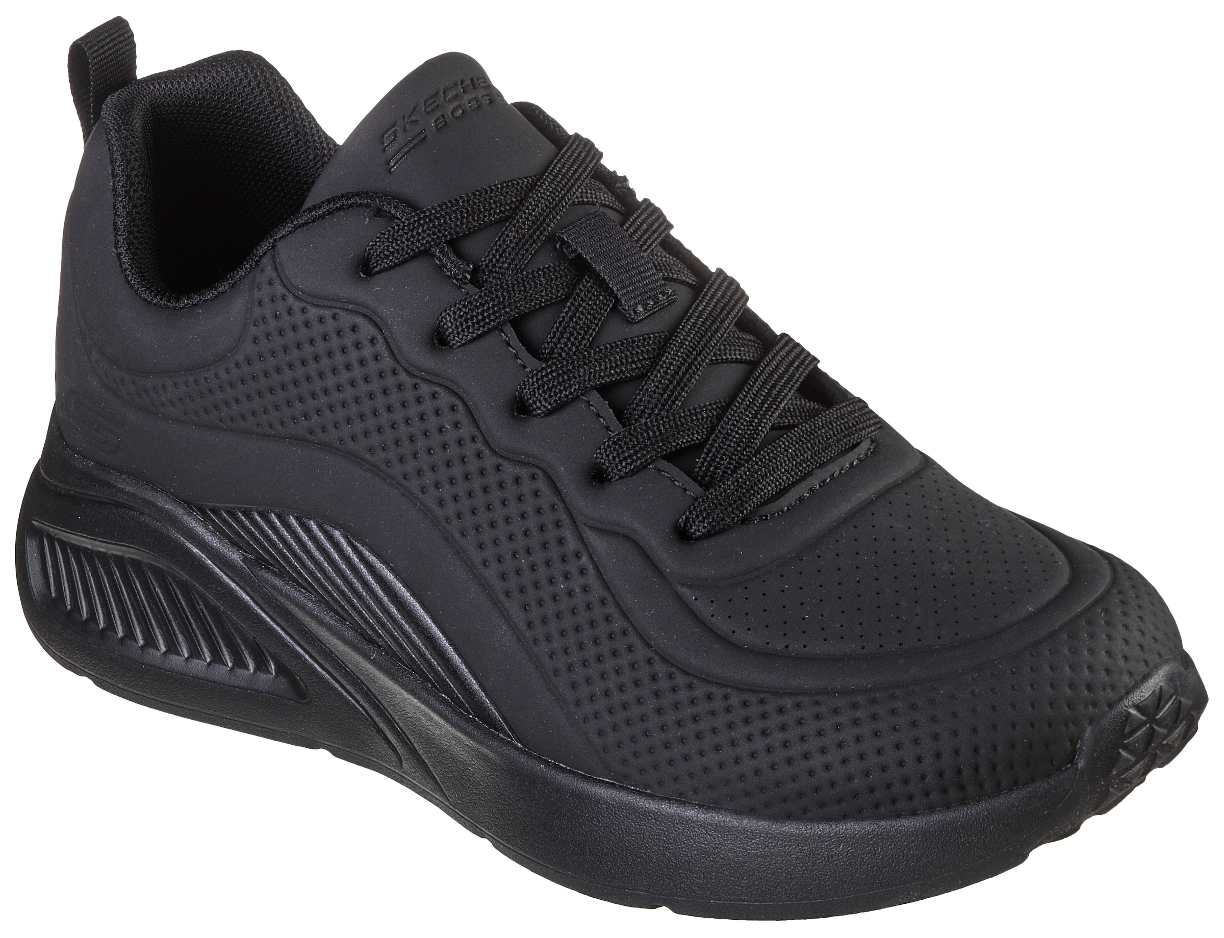 Skechers Sneaker »BOBS BUNO«, Freizeitschuh, Halbschuh, Schnürschuh im schlichten Monochrome Look