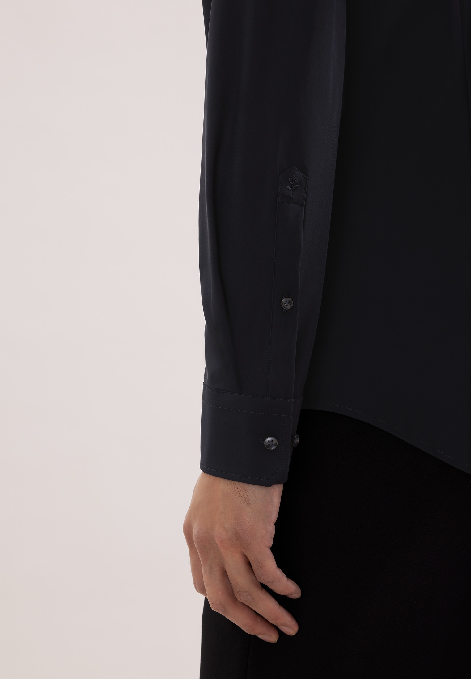 seidensticker Businesshemd »Schwarze Rose« Slim 1/1 Kentkragen Uni