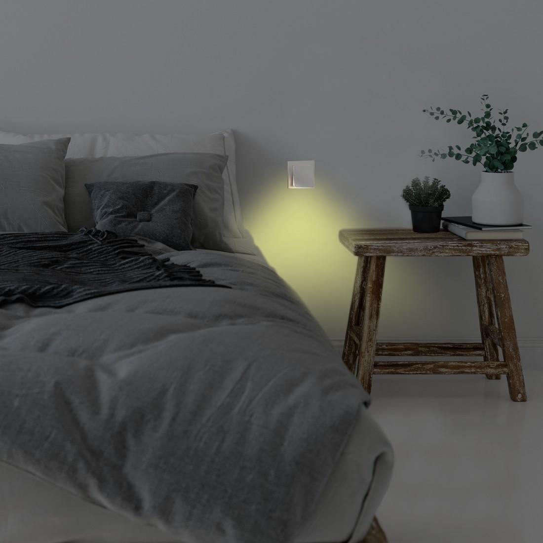 Hama LED Nachtlicht »Nachtlicht für Steckdose mit warmen Licht, Dämmerungssensor, IP 20«, für Kinder, Babys und Erwachsene, energiesparende Anwendung