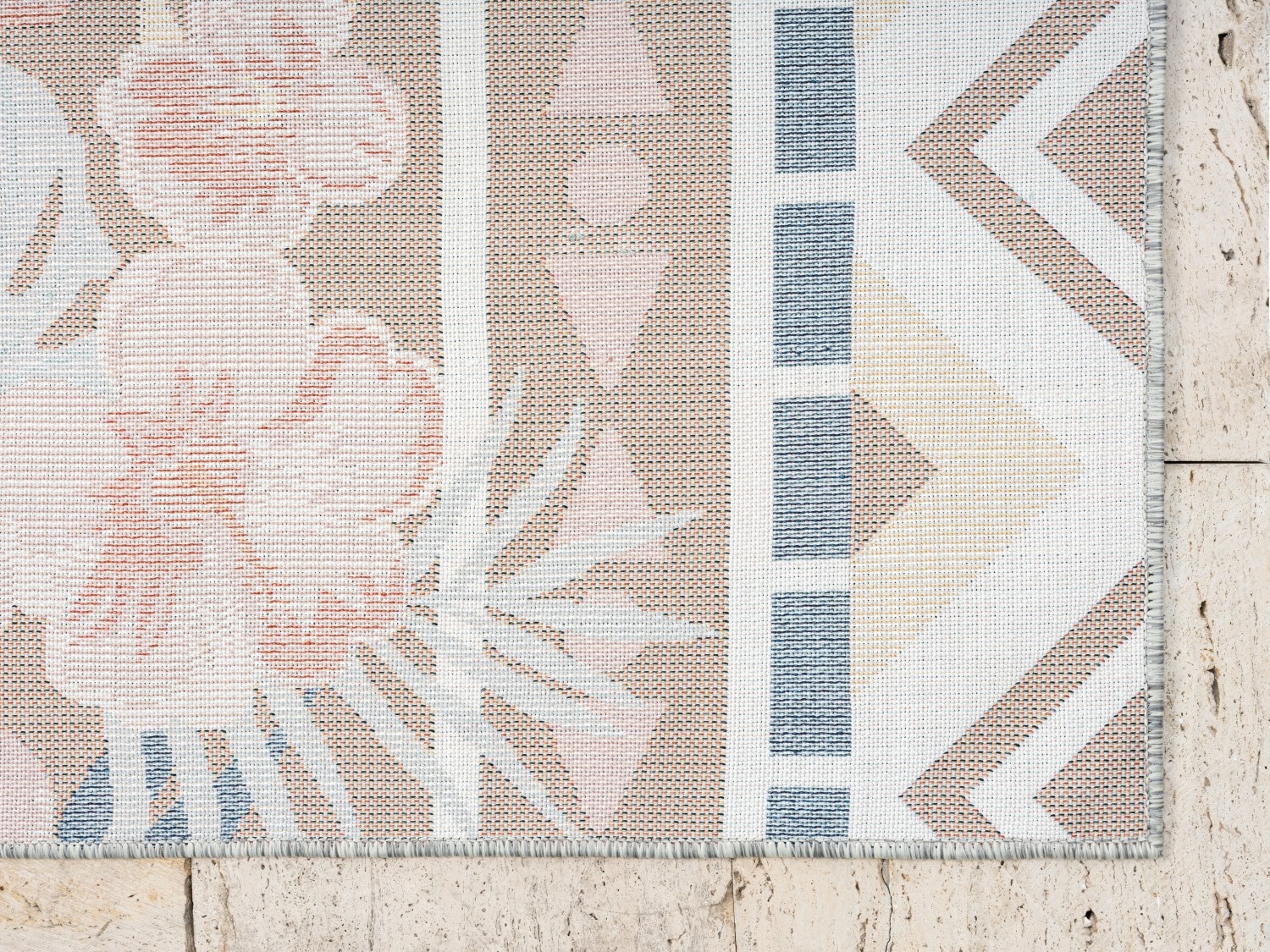 Myflair Möbel & Accessoires Teppich »Lotus, LAGERRÄUMUNG!« rechteckig 8 mm Höhe florales Design, Blumen Motiv, Outdoor geeignet, Balkon, Terrasse