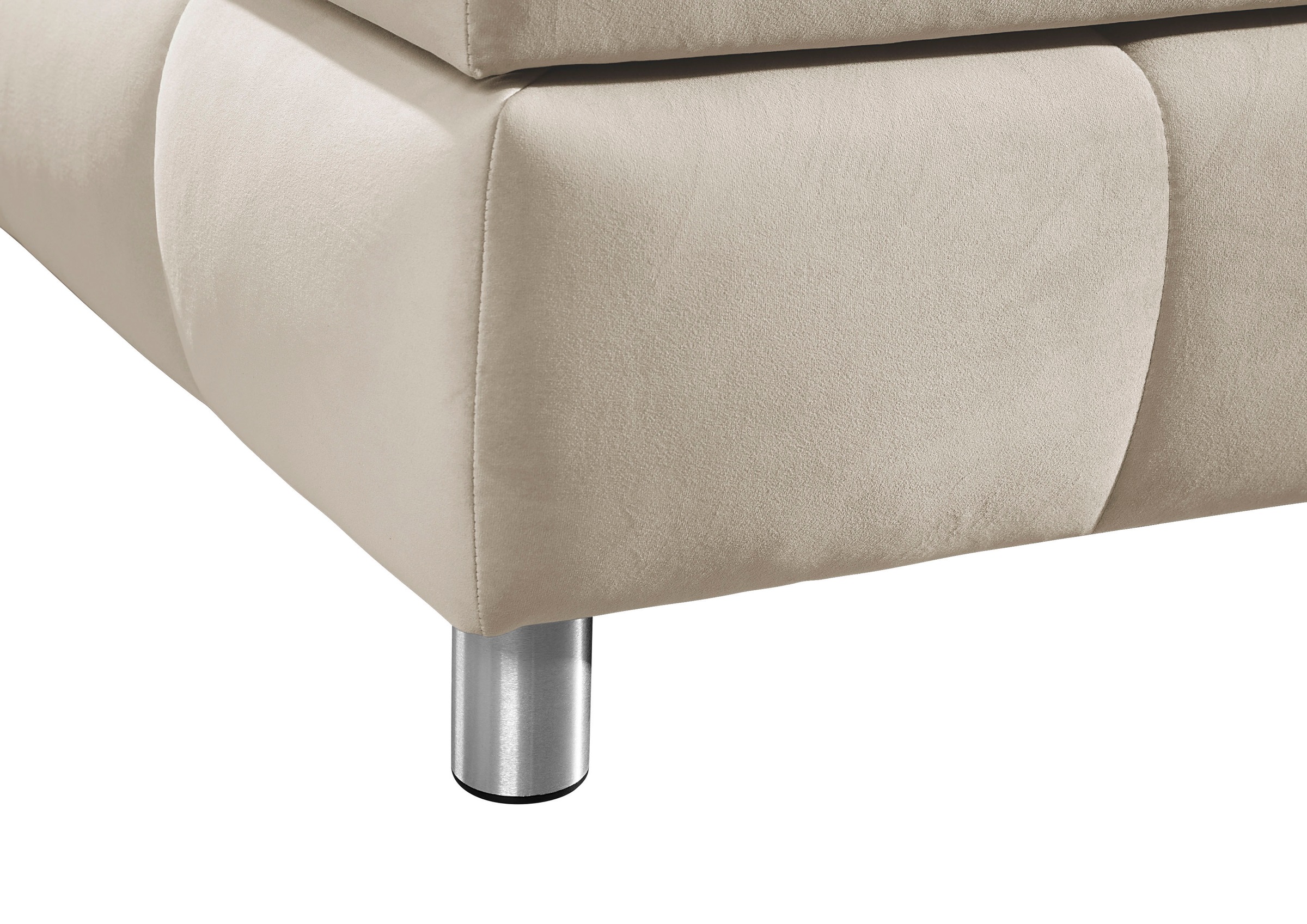 andas Boxspringbett »Salo«, Ohne Kopfteil, inkl. Topper, auch in Überlänge 220 cm