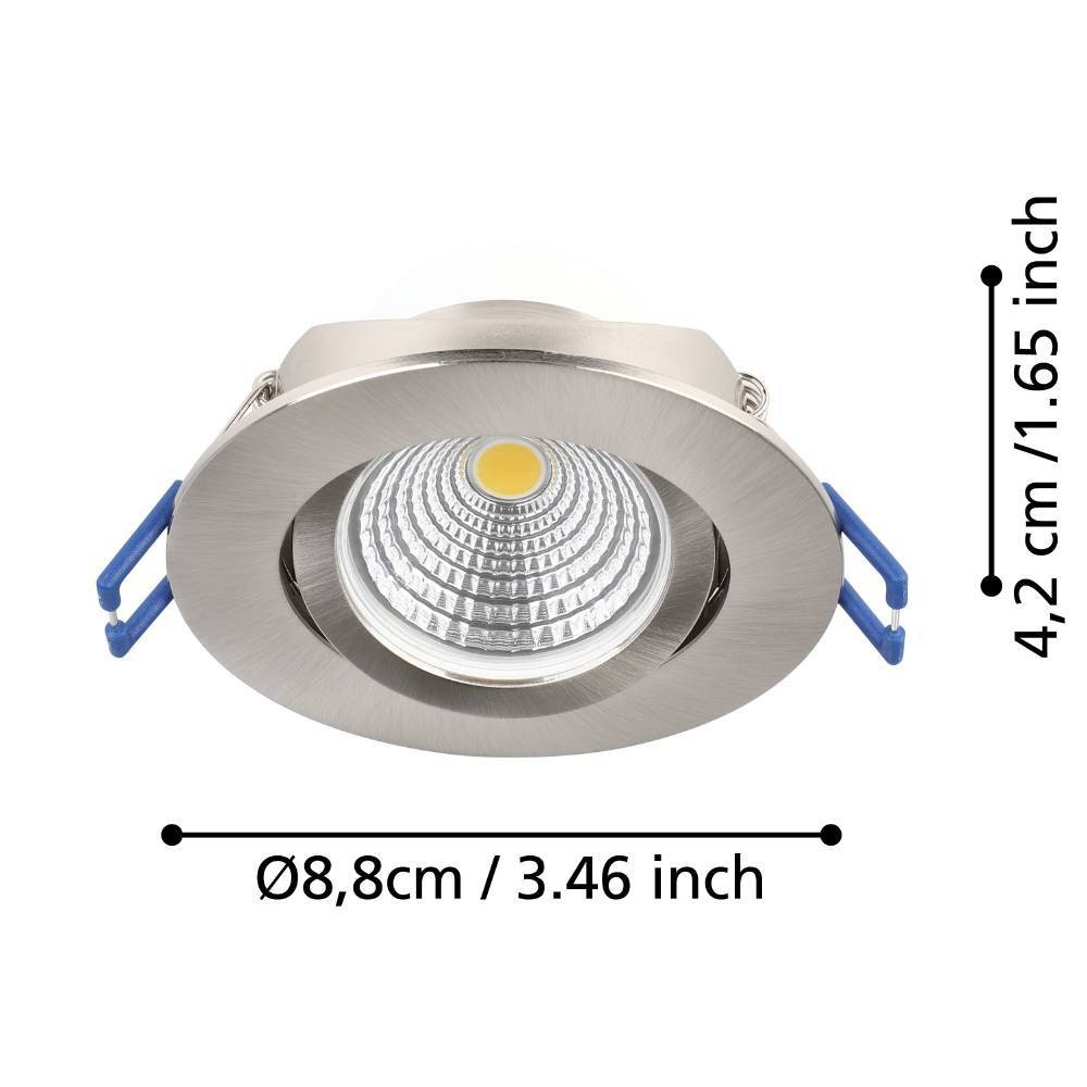 EGLO EInbaustrahler »SALICETO«, 3er-Set, LED-Modul fest integriert