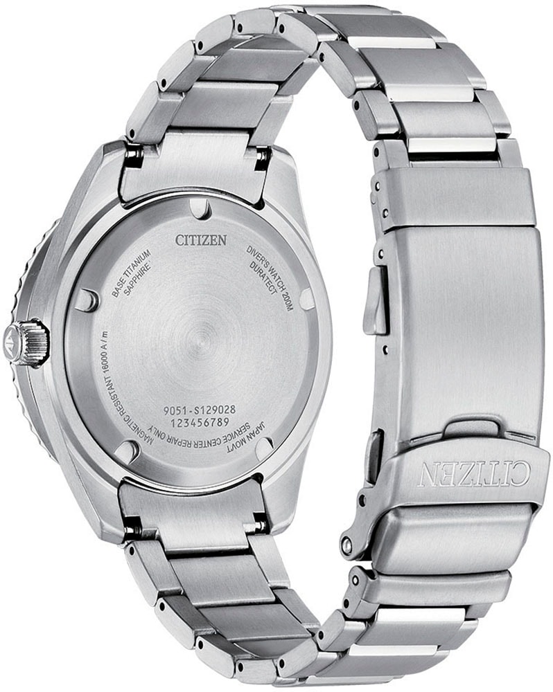 Citizen Automatikuhr »Promaster Fujitsubo Mechanical Diver«, Armbanduhr, Mechanische Uhr, Herrenuhr, Titan, Saphirglas