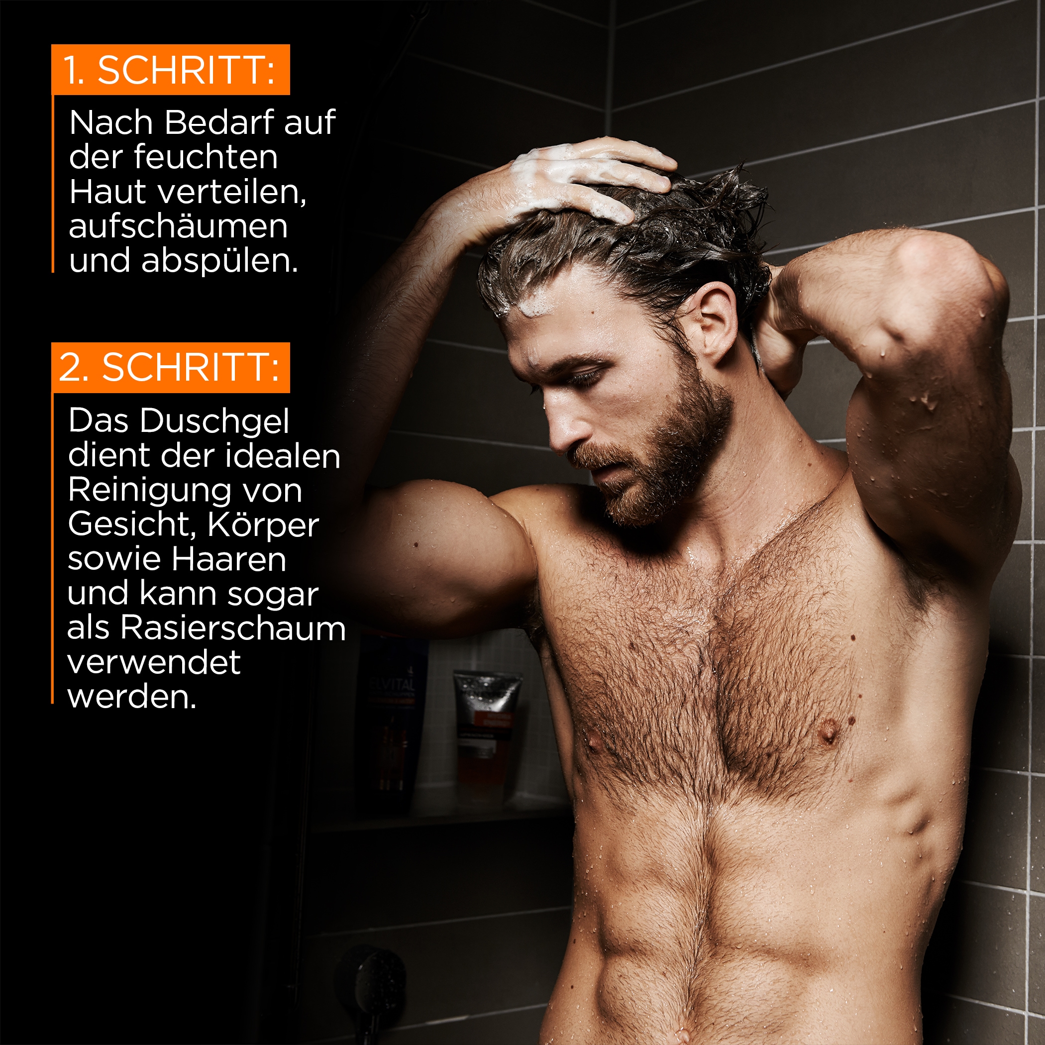 L'ORÉAL PARIS MEN EXPERT Pflege-Set »HYDRA ENERGY BAG KULTURBEUTEL« Set mit Duschgel und 24h Tagespflege