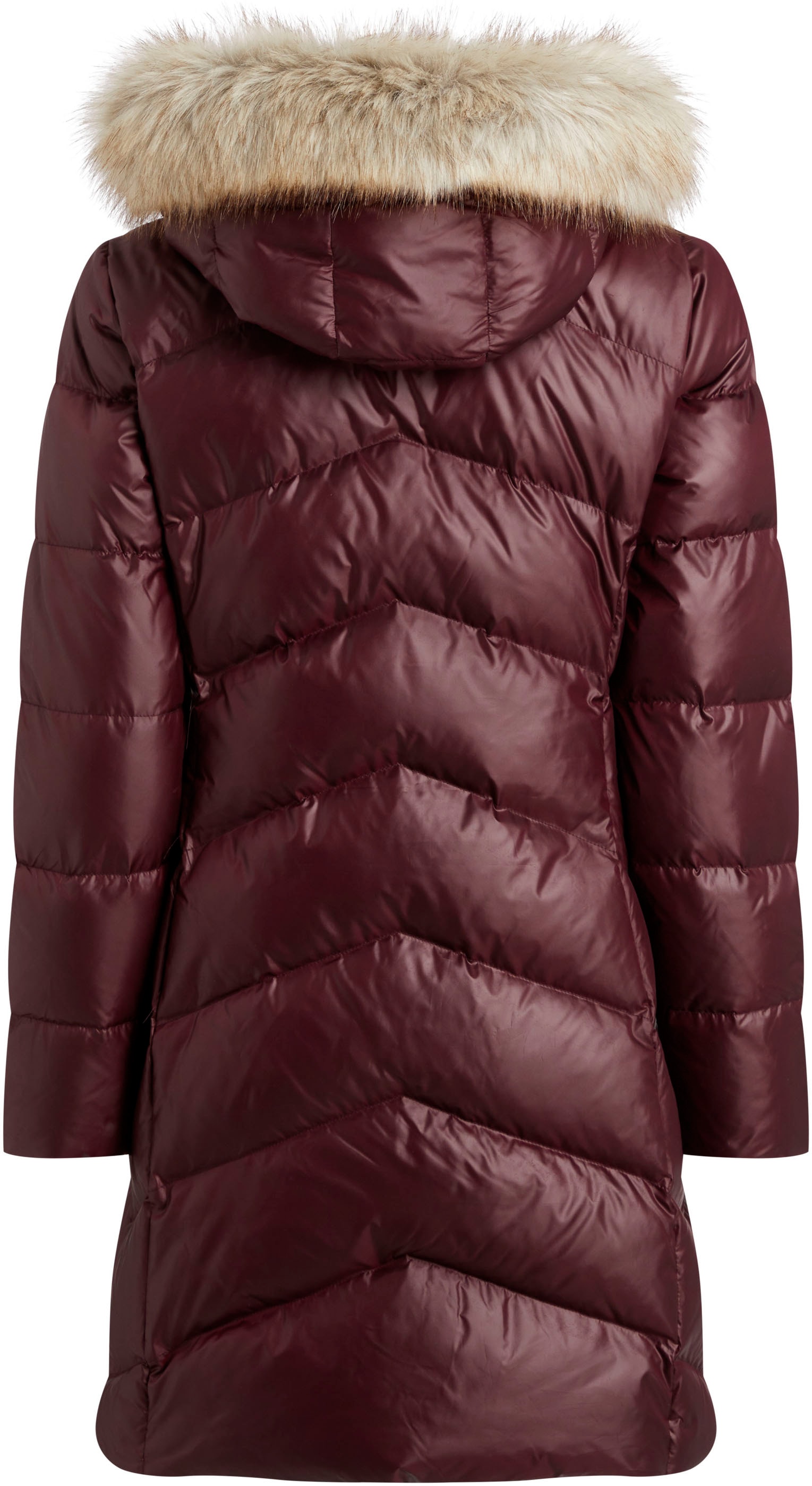 Steppmantel »ESSENTIAL REAL DOWN COAT«, mit Markenlabel