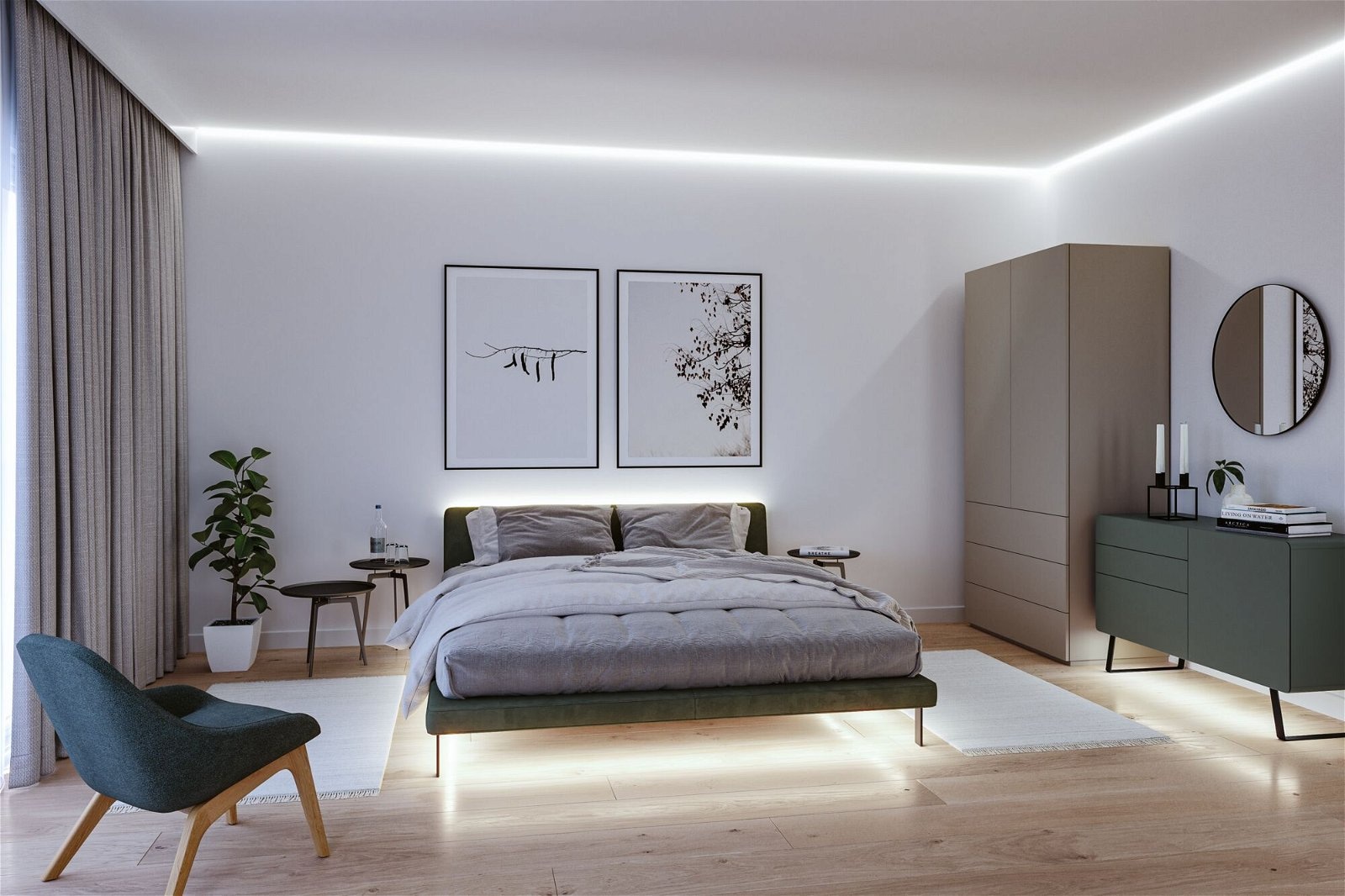 Paulmann LED-Streifen »MaxLED 500 Stripe 2,5m Daylight 6500K 15W 24V silber Kunststoff«, 1 St.-flammig, Full-Line COB
