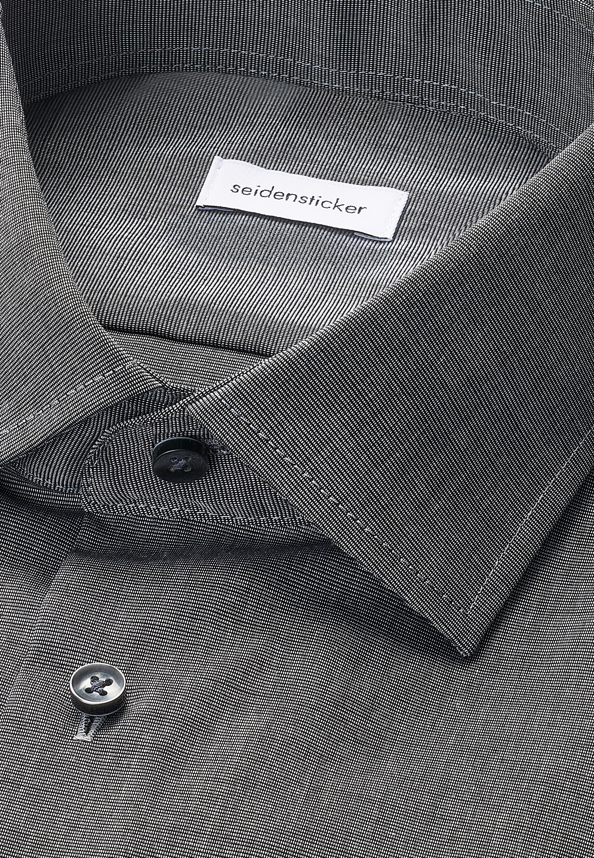 seidensticker Businesshemd »Schwarze Rose« Shaped 1/1 Extra lang Kentkragen Uni