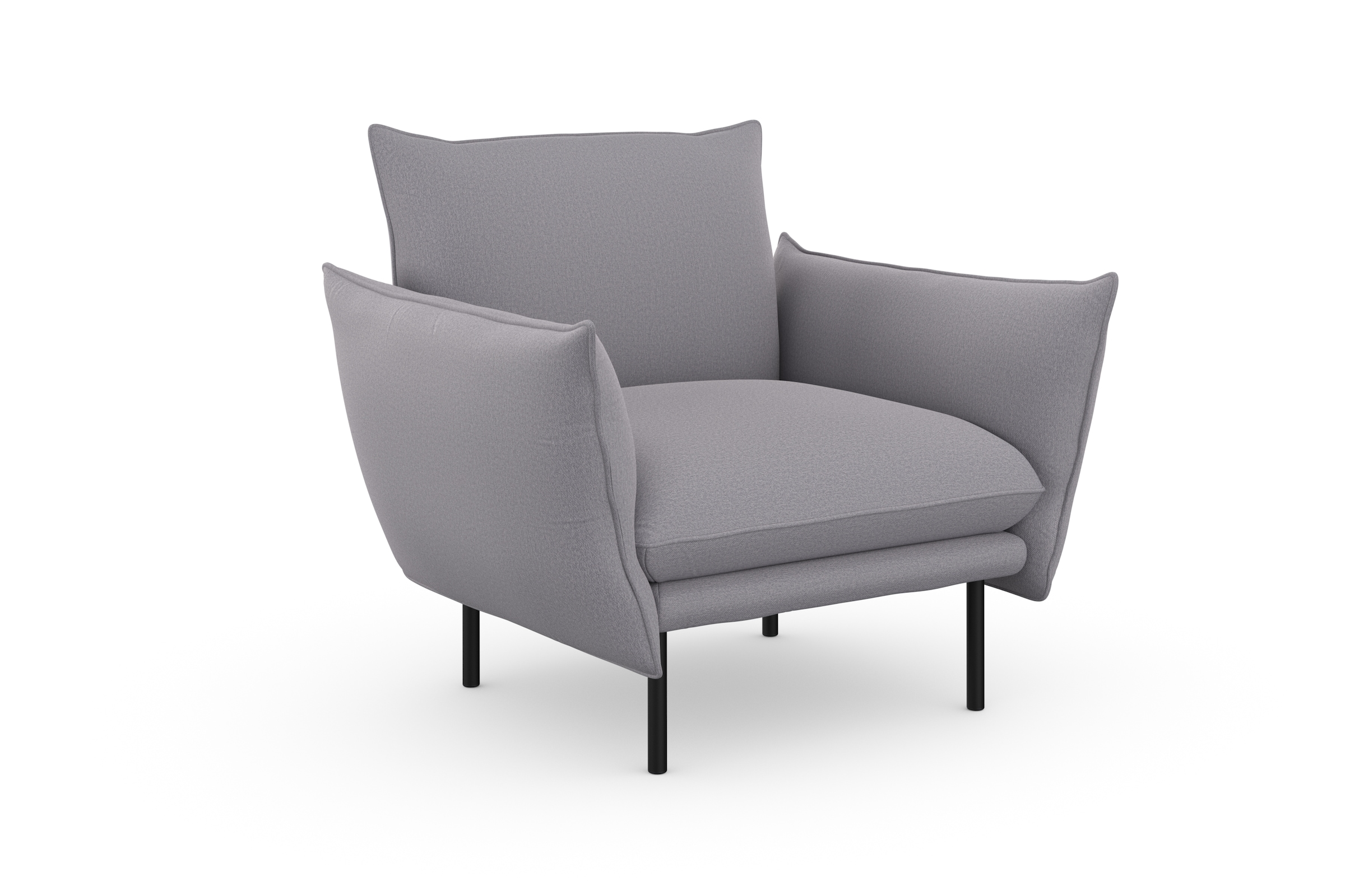 andas Sessel »Stine Cocktailsessel«, Besonderes Design durch Kissenoptik und Keder, by Morten Georgsen