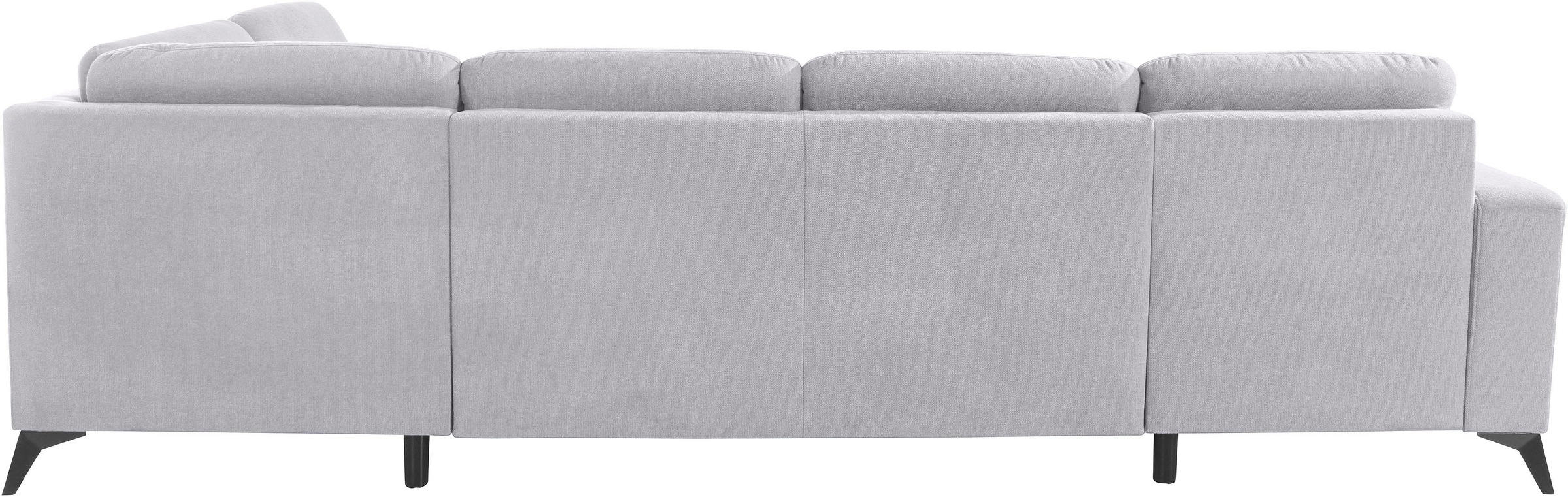 Places of Style Wohnlandschaft »Lolland U-Form«, Wahlweise mit Bettfunktion und Stauraum, auch mit abwischbarem Bezug