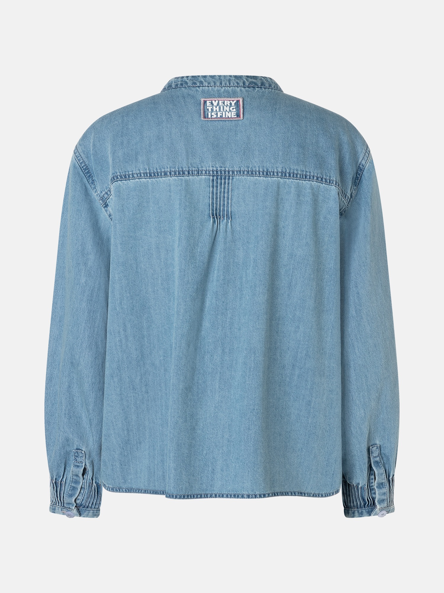 Lieblingsstück Langarmbluse »EvitaL« im Denim-Look