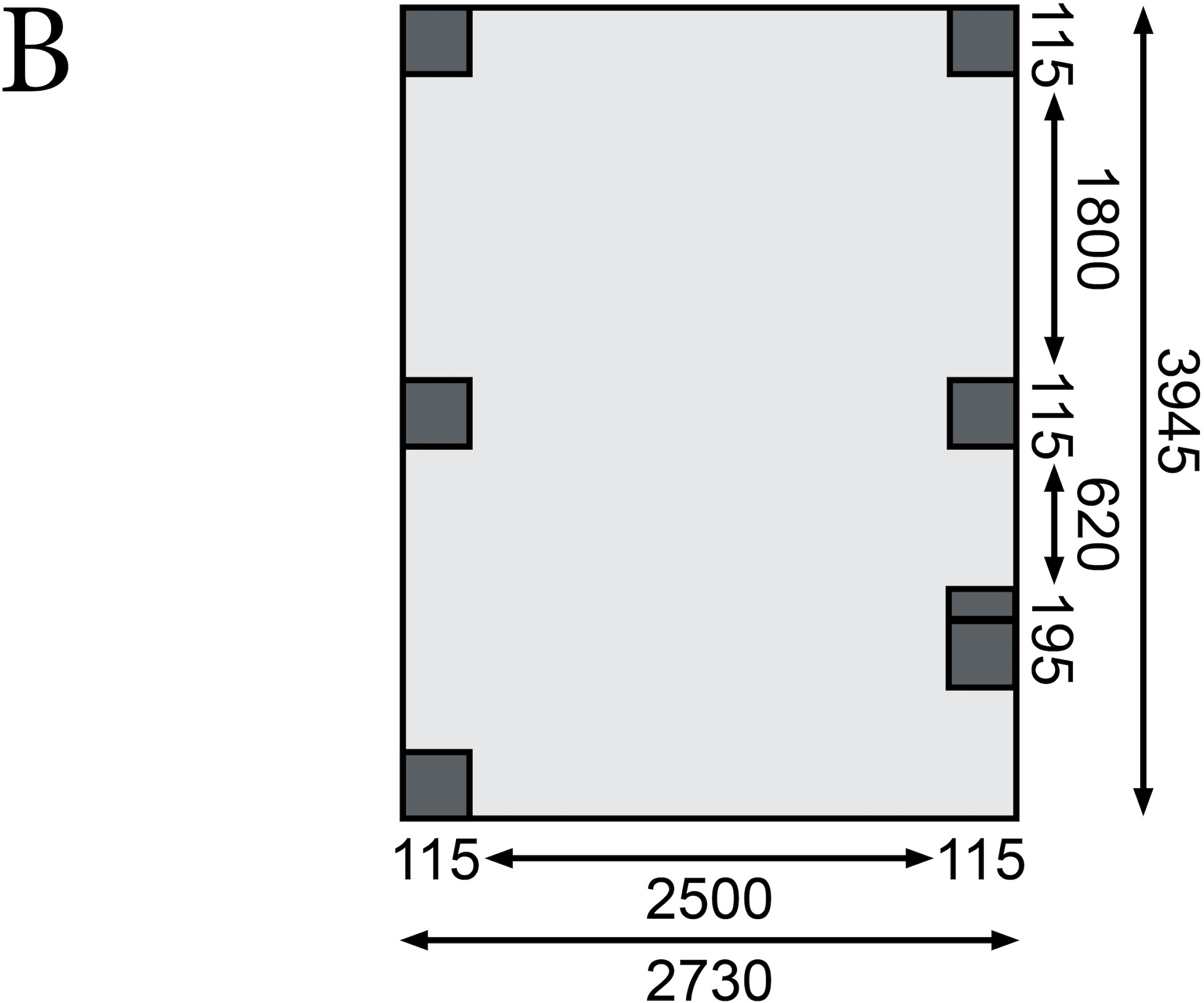 Karibu Einzelcarport »»Classic 1 SET« PVC-Dach Variante B, mit einem Einfahrtsbogen« Massivholz 250 cm KDI aus Masivholz