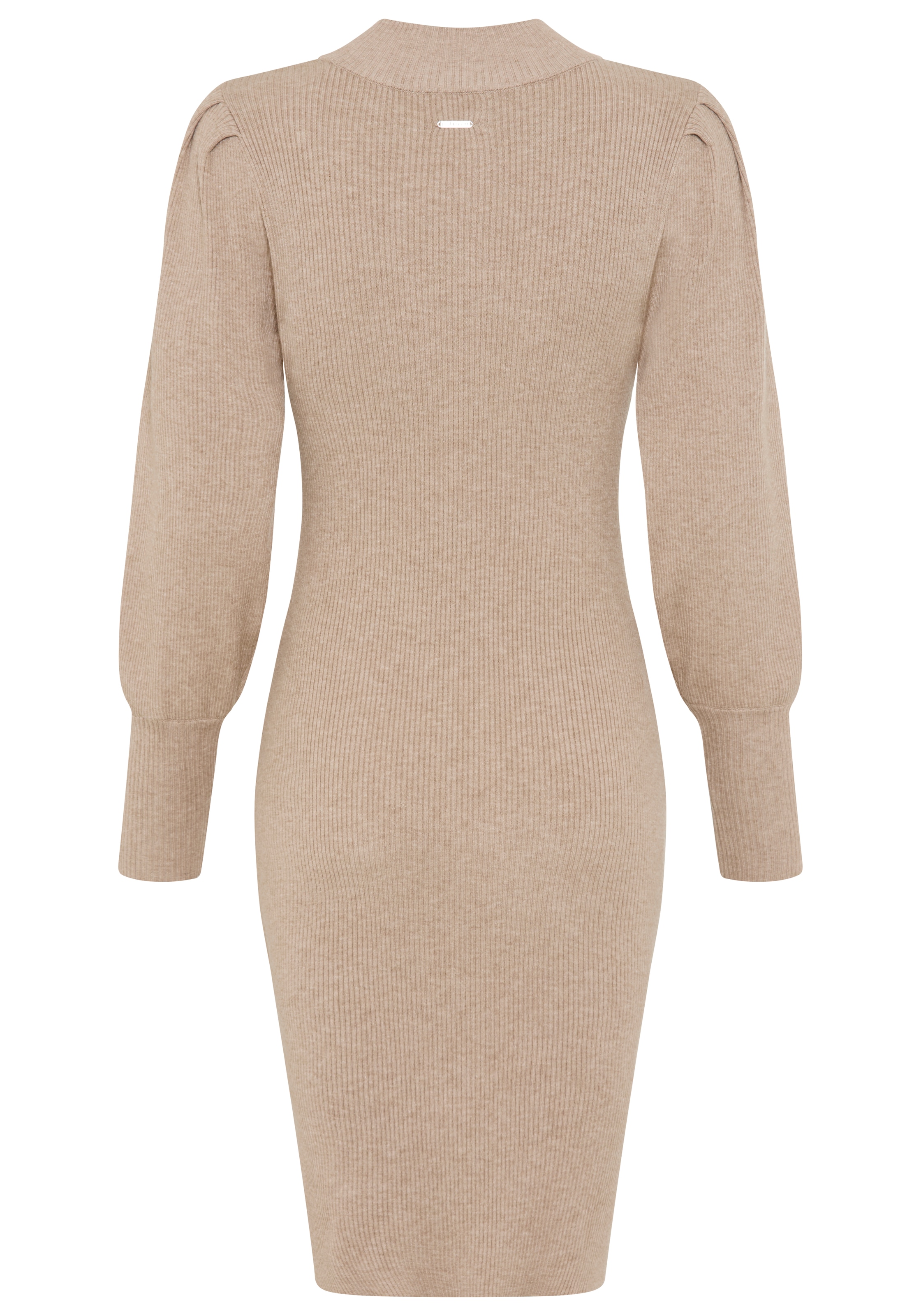 Laura Scott Strickkleid, mit süßem Puffärmel und Stehkragen - NEUE KOLLEKTION