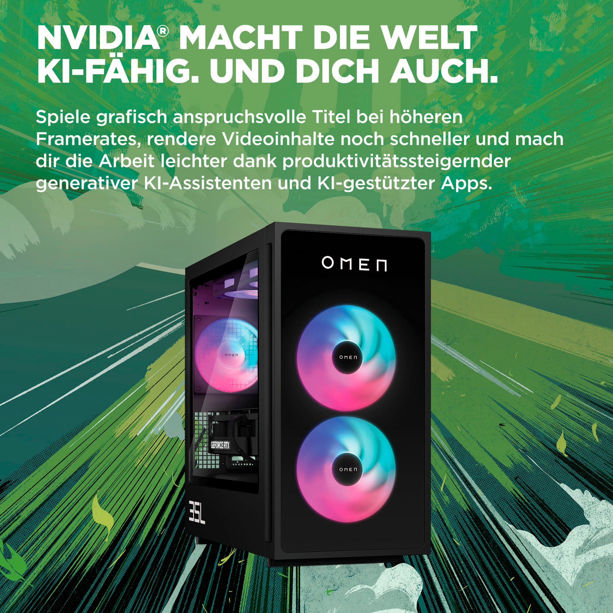 HP Gaming-PC »OMEN 35L GT16-0281ng«