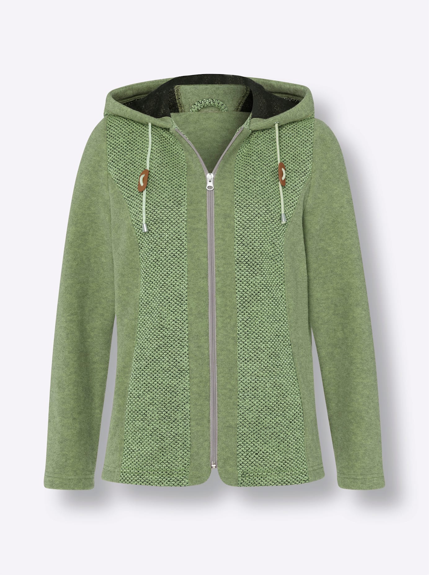 Classic Basics Langjacke, mit Kapuze