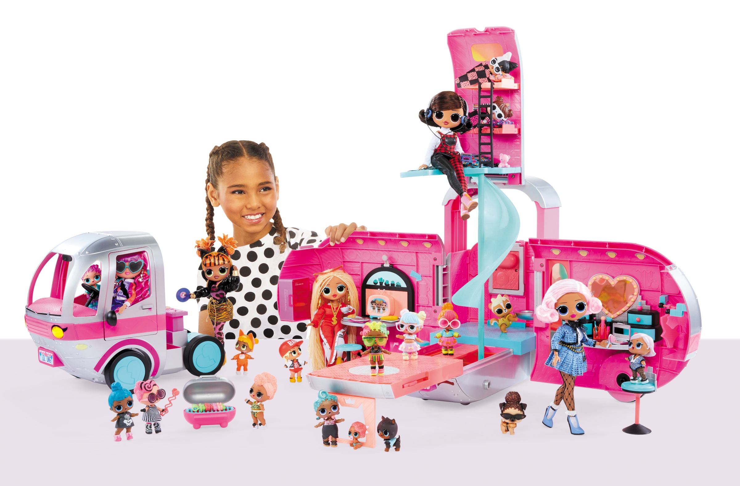 L.O.L. SURPRISE! Spielzeug-Auto »L.O.L. Surprise Glamper« für alle LOL Surprise Dolls und OMG Fashion Dolls; mit Licht und Sound