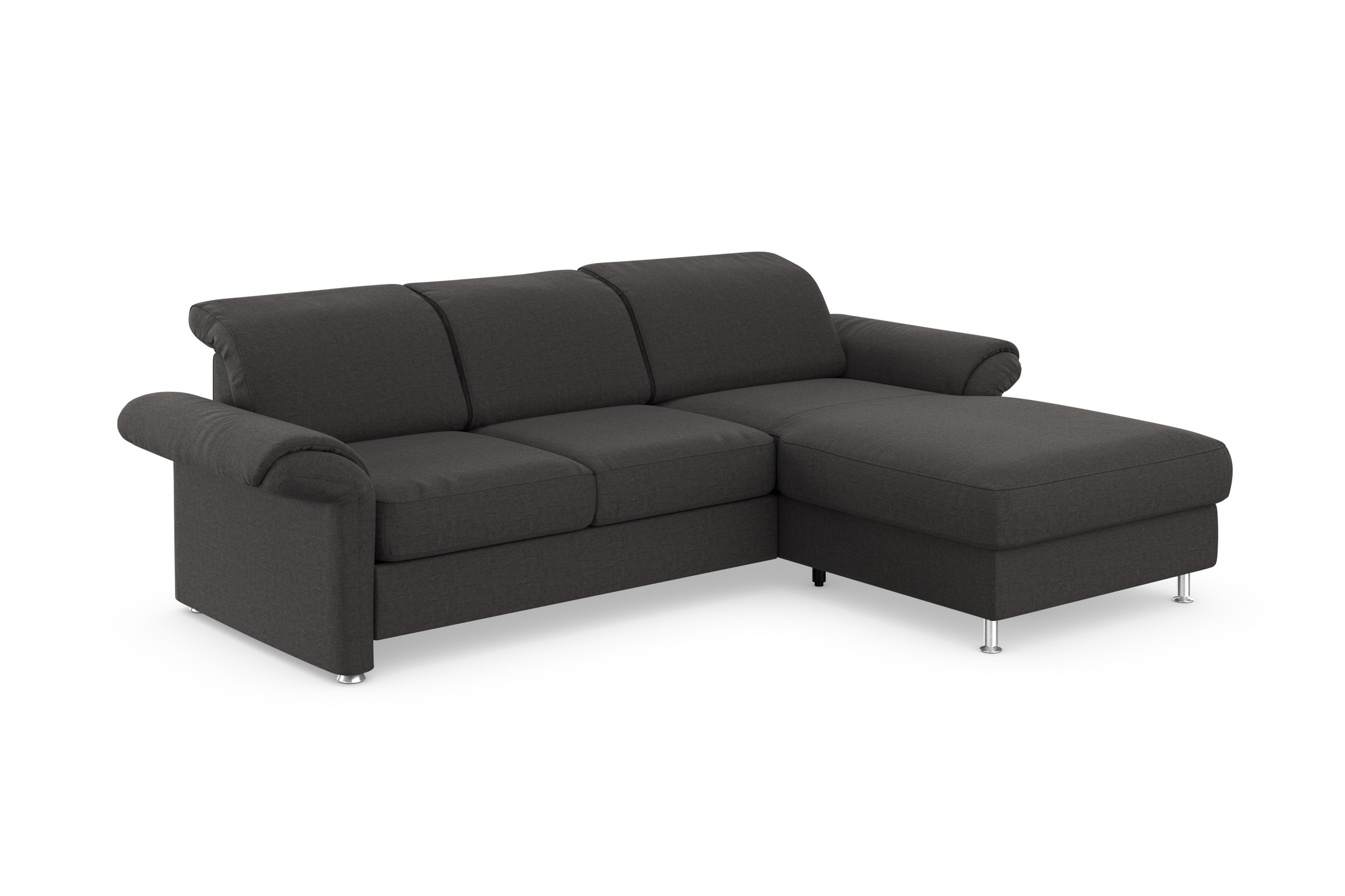 sit&more Ecksofa »Apulia L-Form«, wahlweise Bettfunktion, Bettkasten und Kopf- und Armteilverstellung