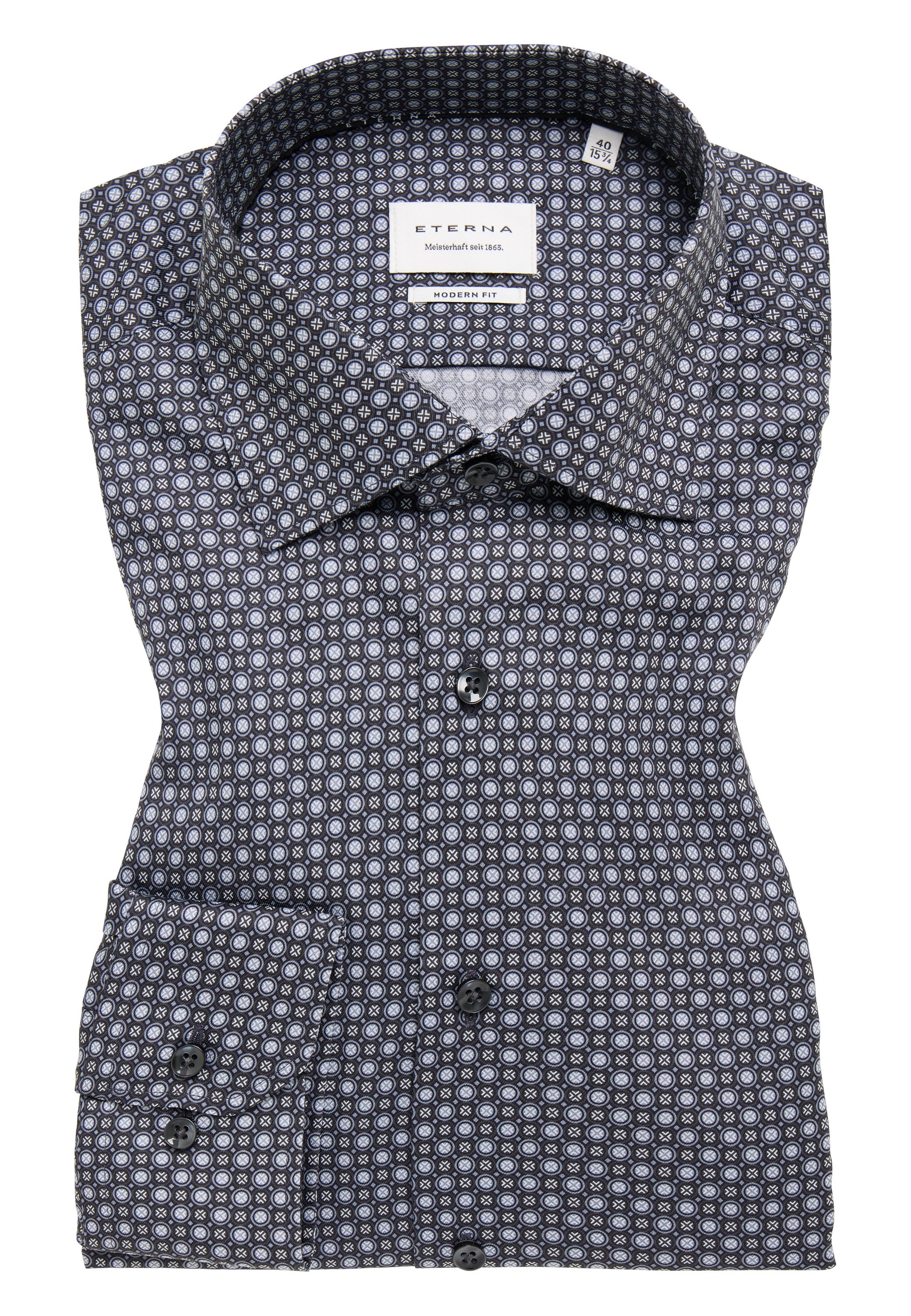 Eterna Langarmhemd »MODERN FIT«, NON IRON (bügelfrei)