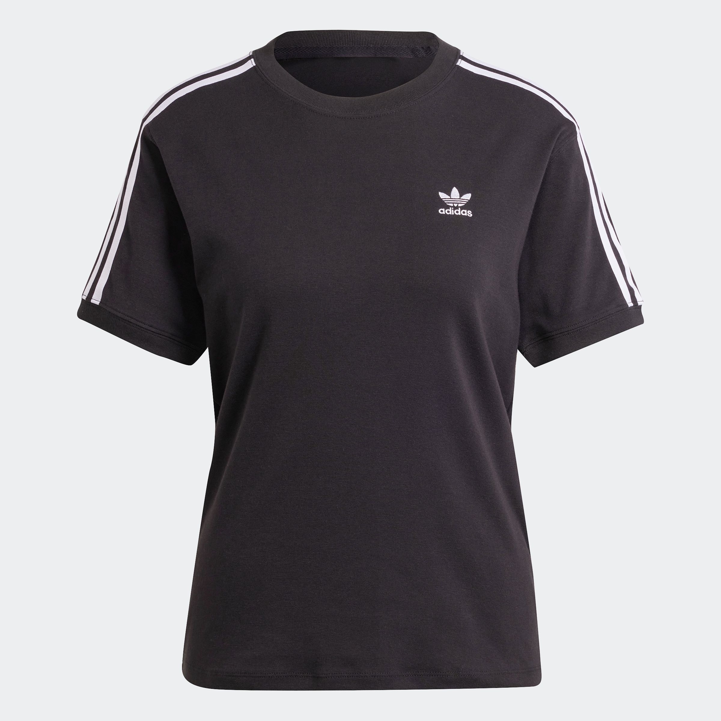 adidas Originals T-Shirt »3 STRIPE TEE«, drei Streifen Shirt mit Trefoil Logo