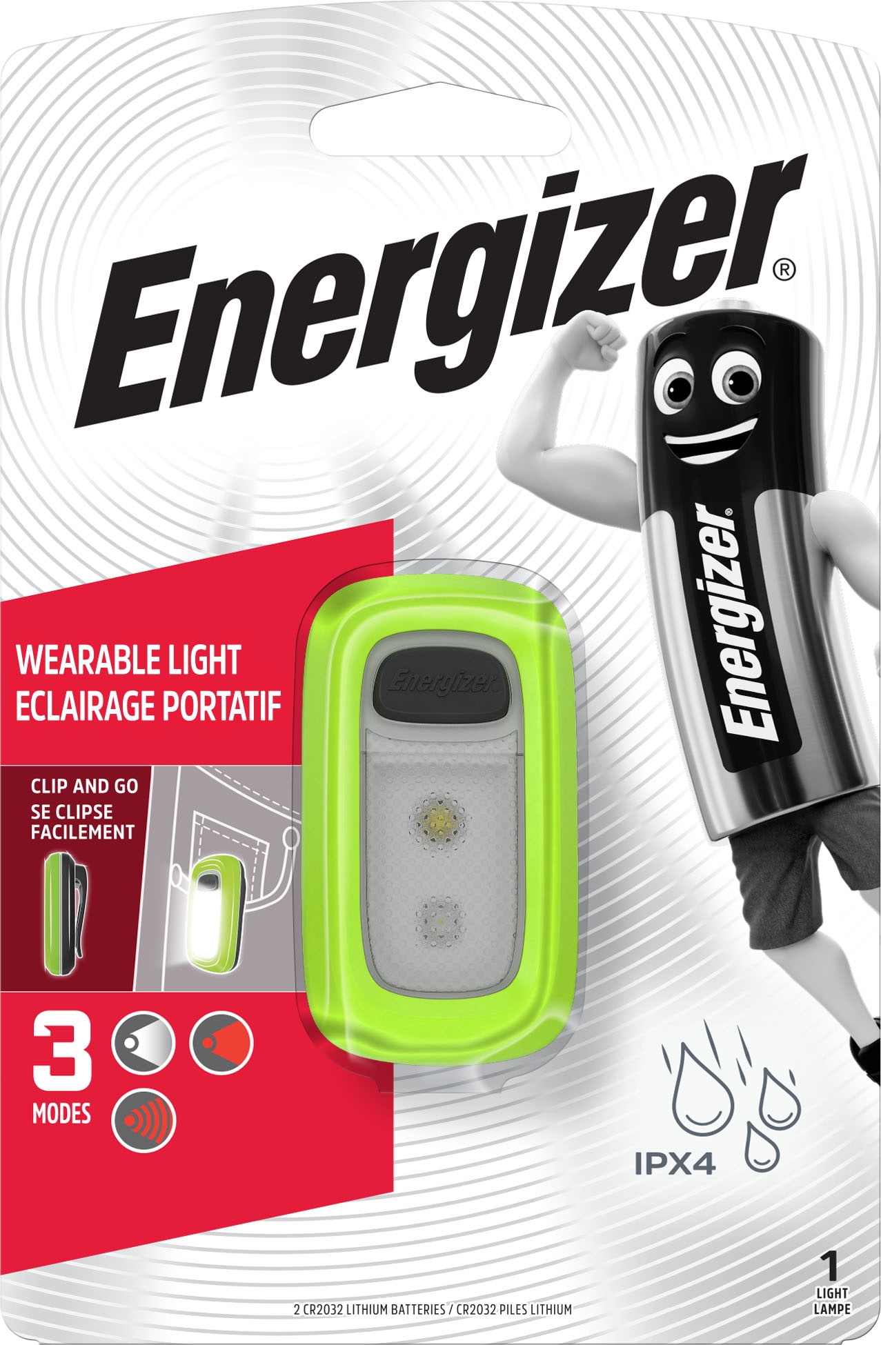Light« Clip | Garantie kaufen Energizer online Jahren mit 3 Klemmleuchte XXL »Wearable