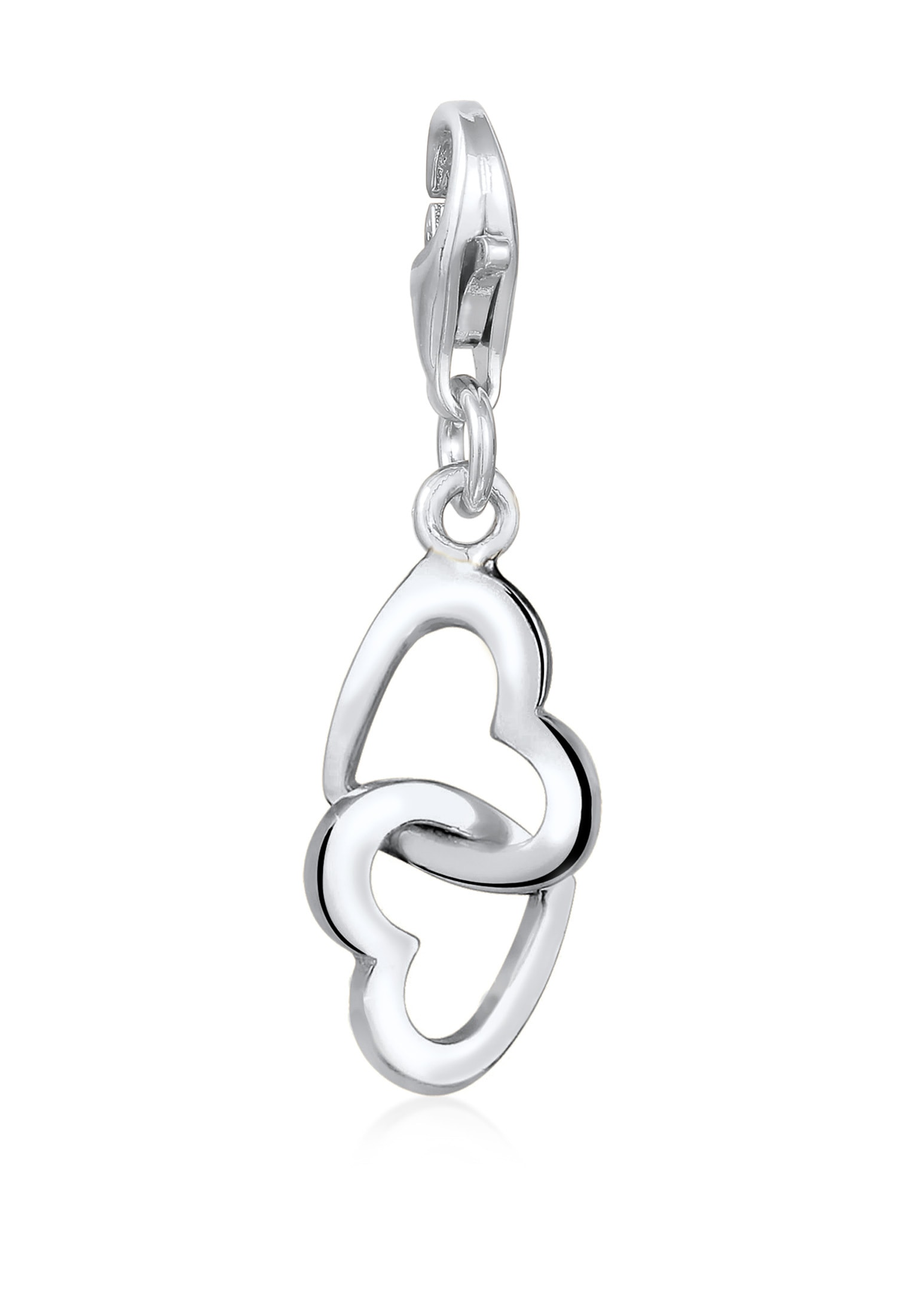 Elli Charm-Einhänger »Charm Herz Liebe Verbundenheit 925 Silber«