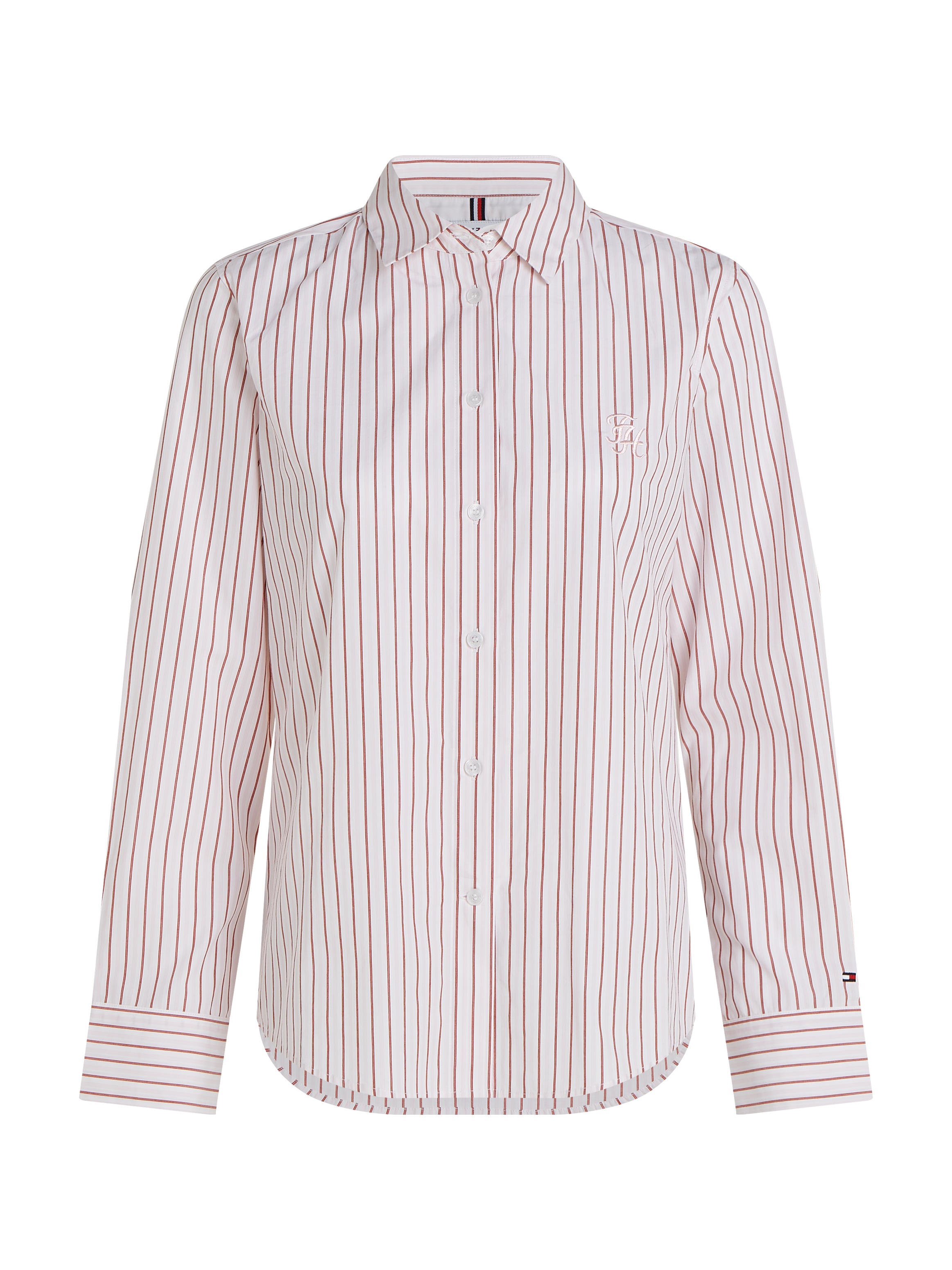 Tommy Hilfiger Hemdbluse »STRIPE REGULAR SHIRT«, mit Streifendessin