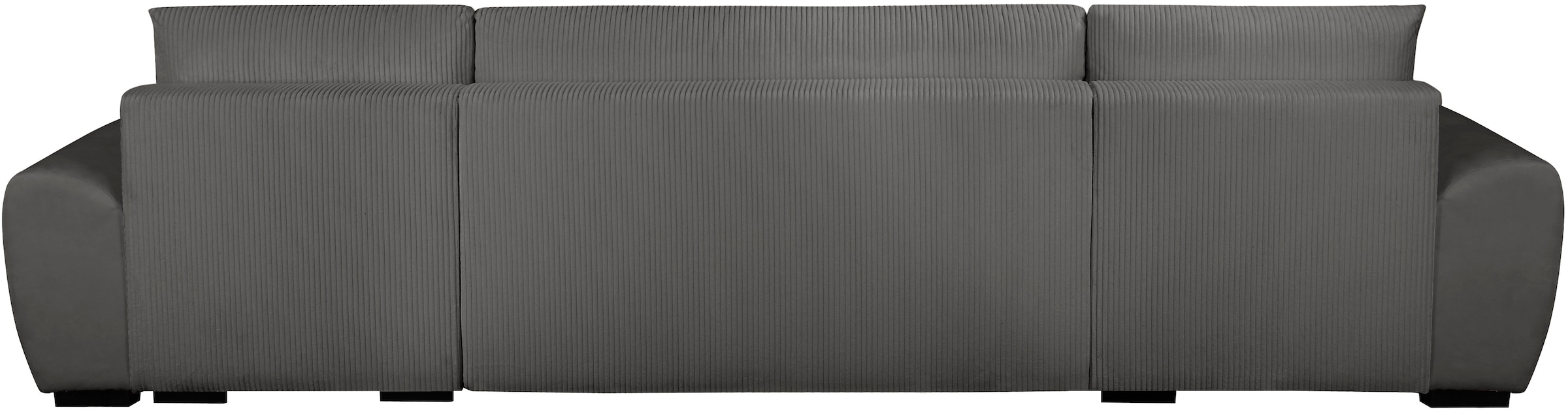 OTTO home Wohnlandschaft »KIVELLA  mit Schlaffunktion, Cord-Struktur, U-Form, 307 cm« Schlafsofa - Liegefläche (128/257), Bettkasten, Cord-Struktur-Mix