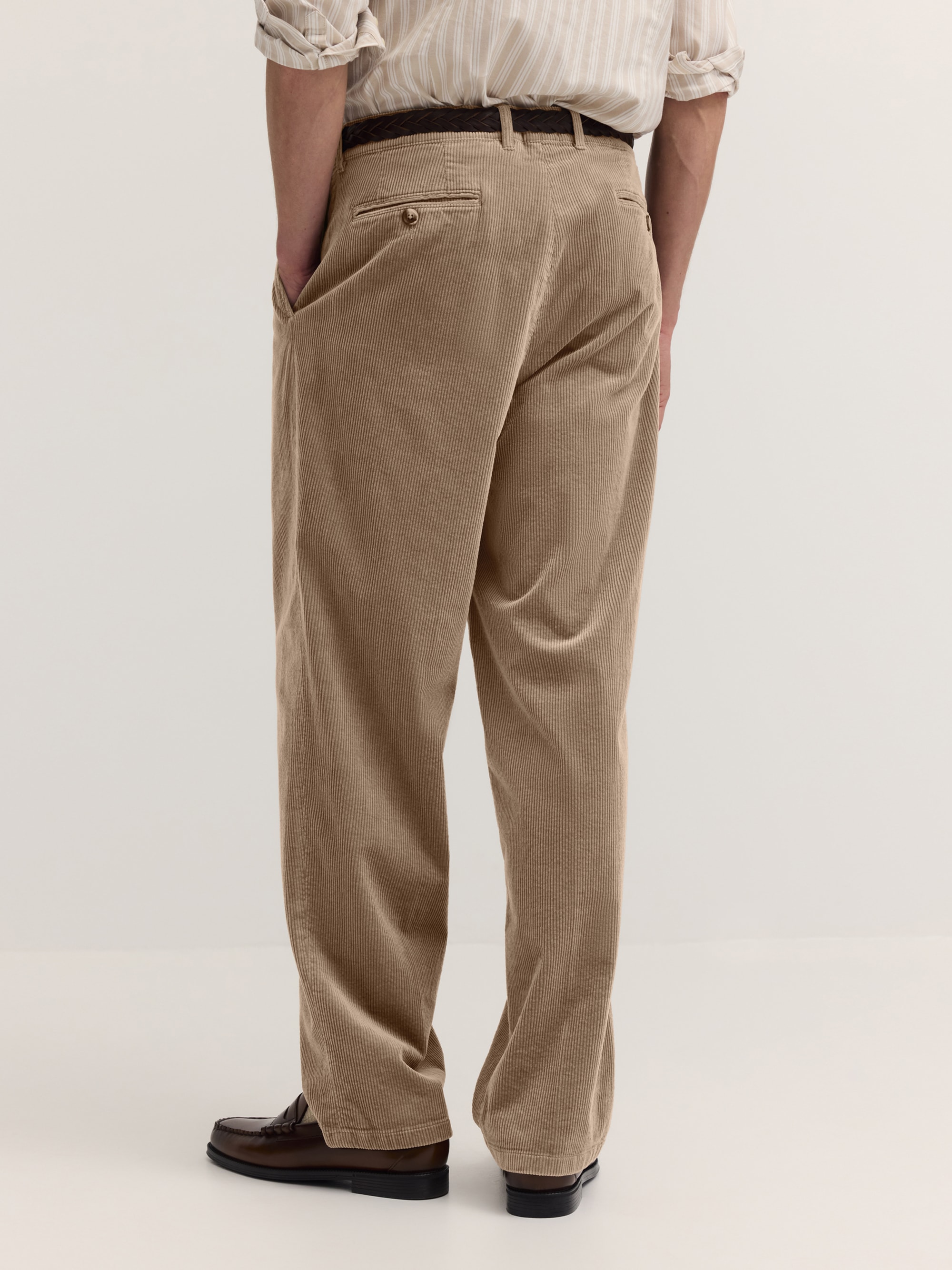 bugatti Bundfaltenhose »Relaxed Fit«  Relaxed Fit Cord Baumwollmix