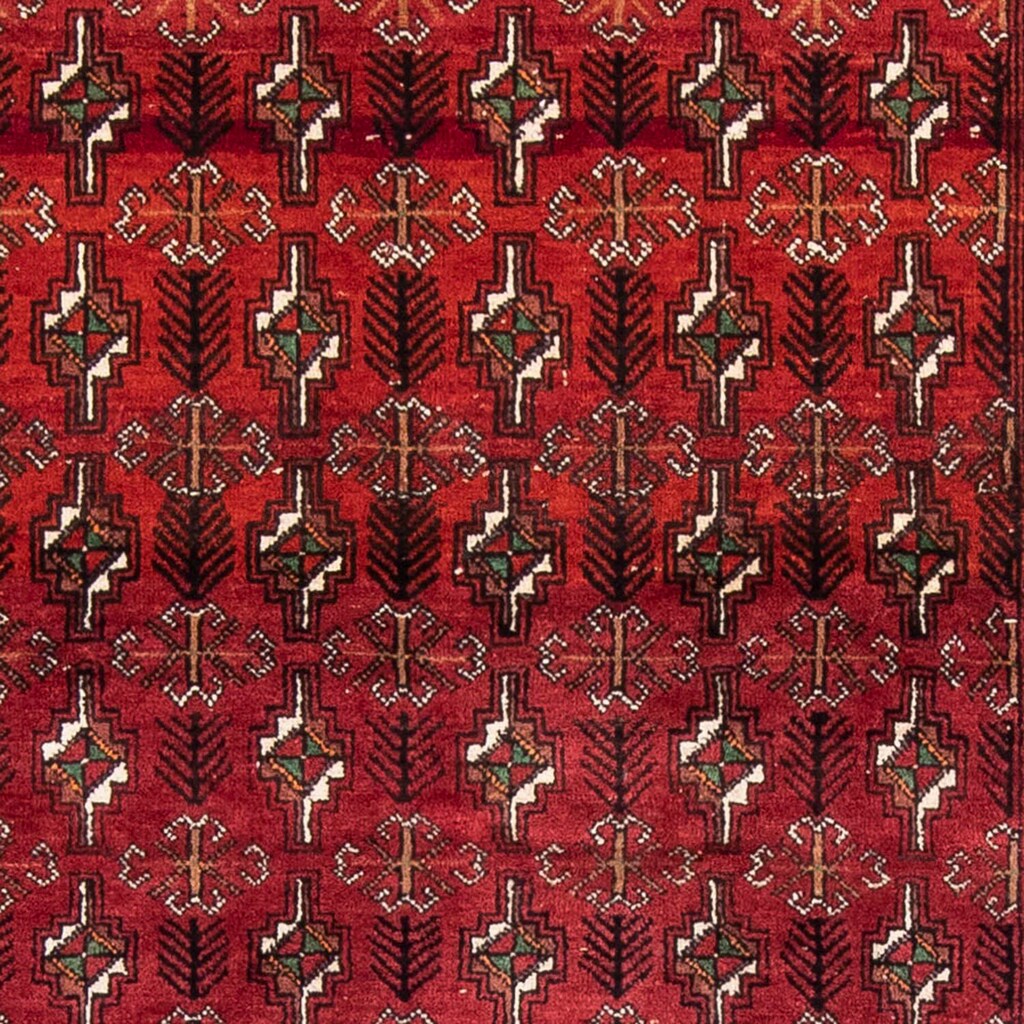morgenland Hochflor-Läufer »Belutsch Durchgemustert Rosso 187 x 105 cm«, rechteckig