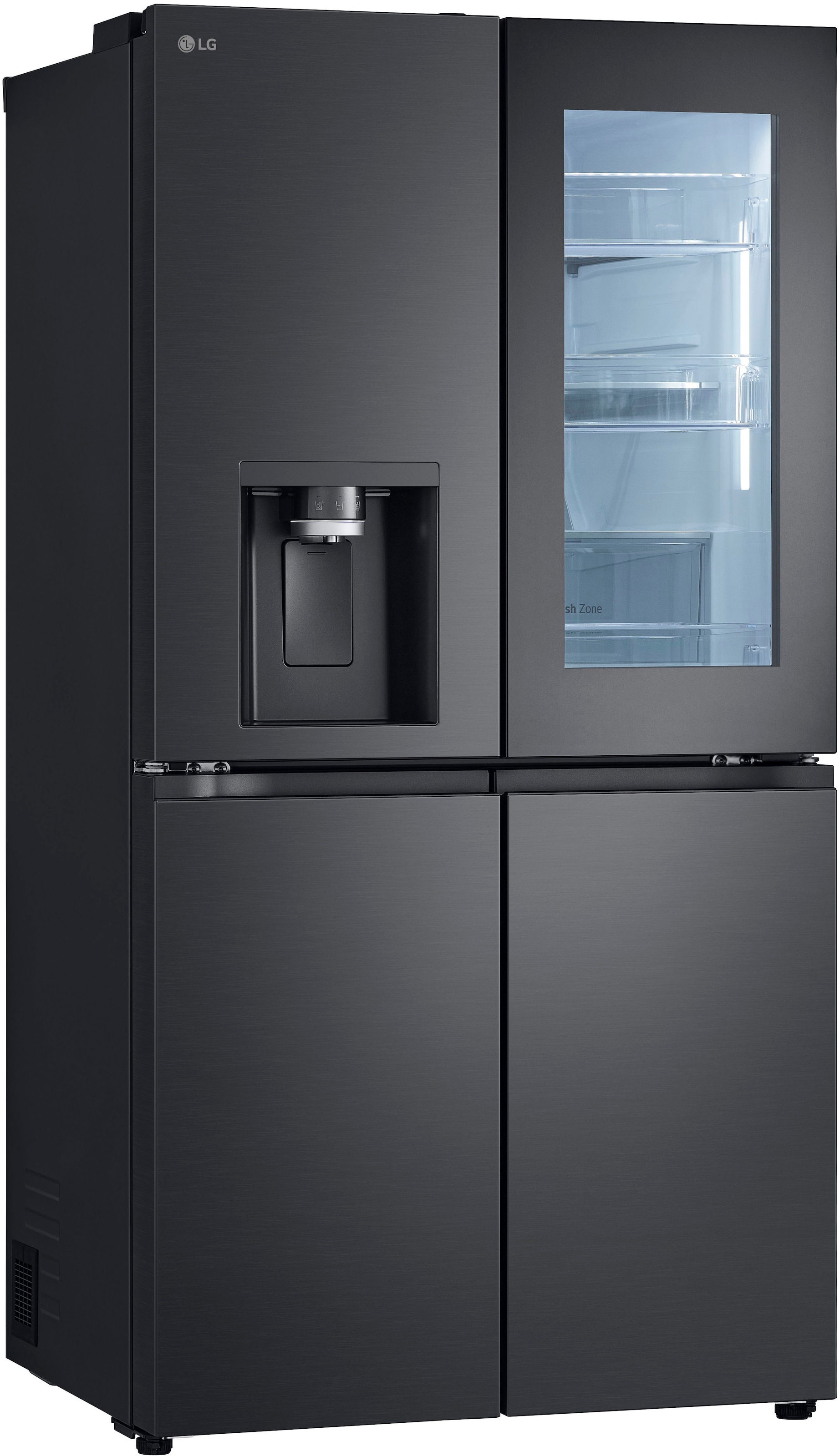 LG Multi Door »GMG960EVEE«, InstaView®: zweimal klopfen, reinschauen! mit Craft Ice - Spender