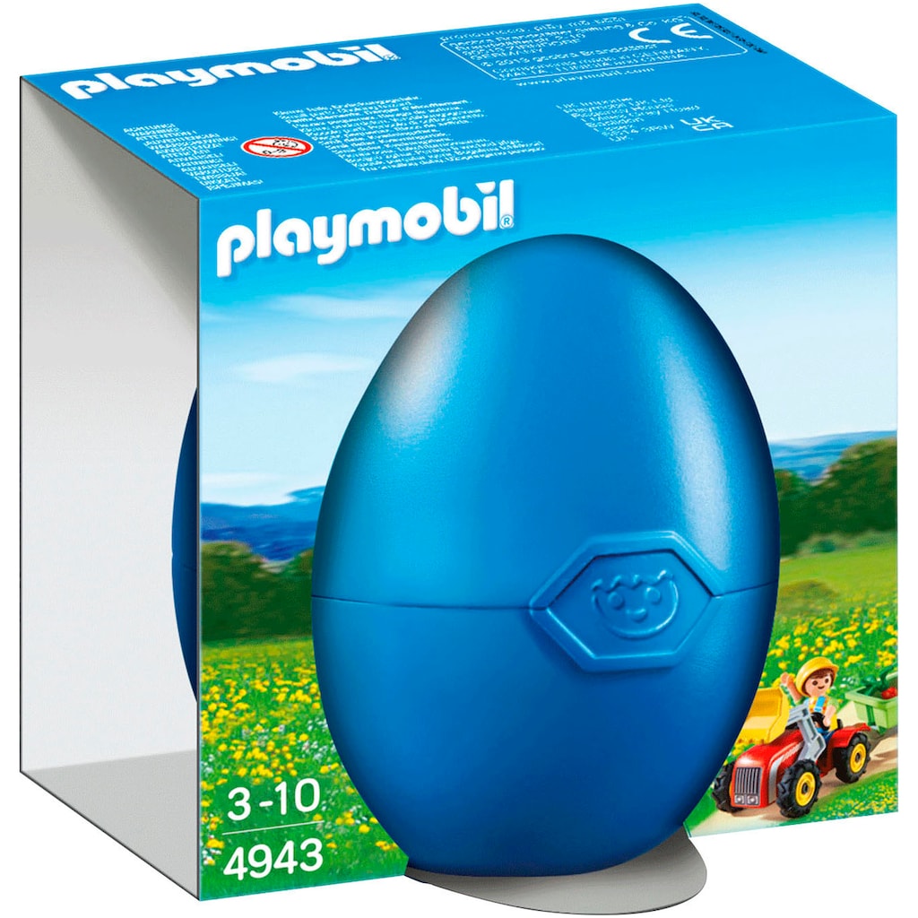Playmobil® Konstruktions-Spielset »Junge mit Kindertraktor (4943), Playmobil«