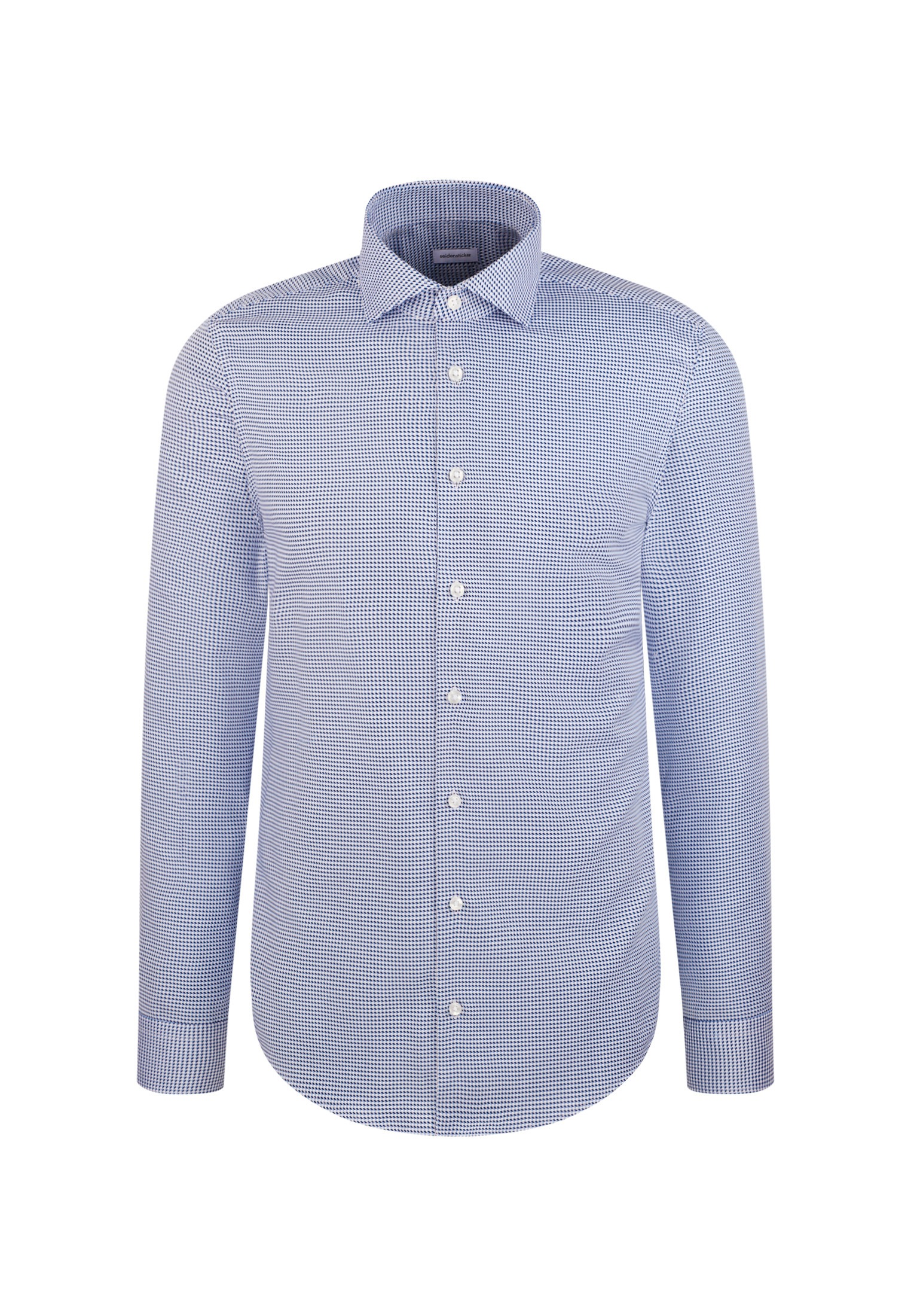 seidensticker Businesshemd »Schwarze Rose« Slim 1/1 Kentkragen Pepita