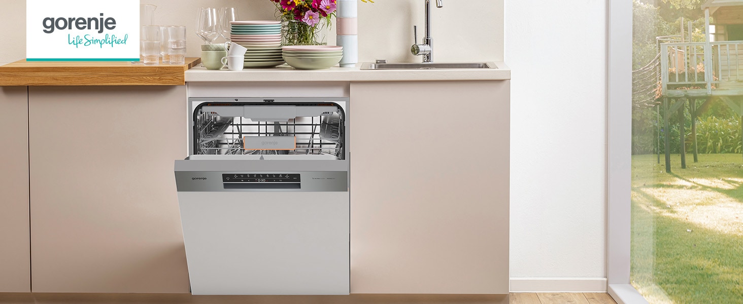 GORENJE teilintegrierbarer Geschirrspüler »GI673C90X« 9,4 l 16 Maßgedecke TotalDry - auto. Türöffnung