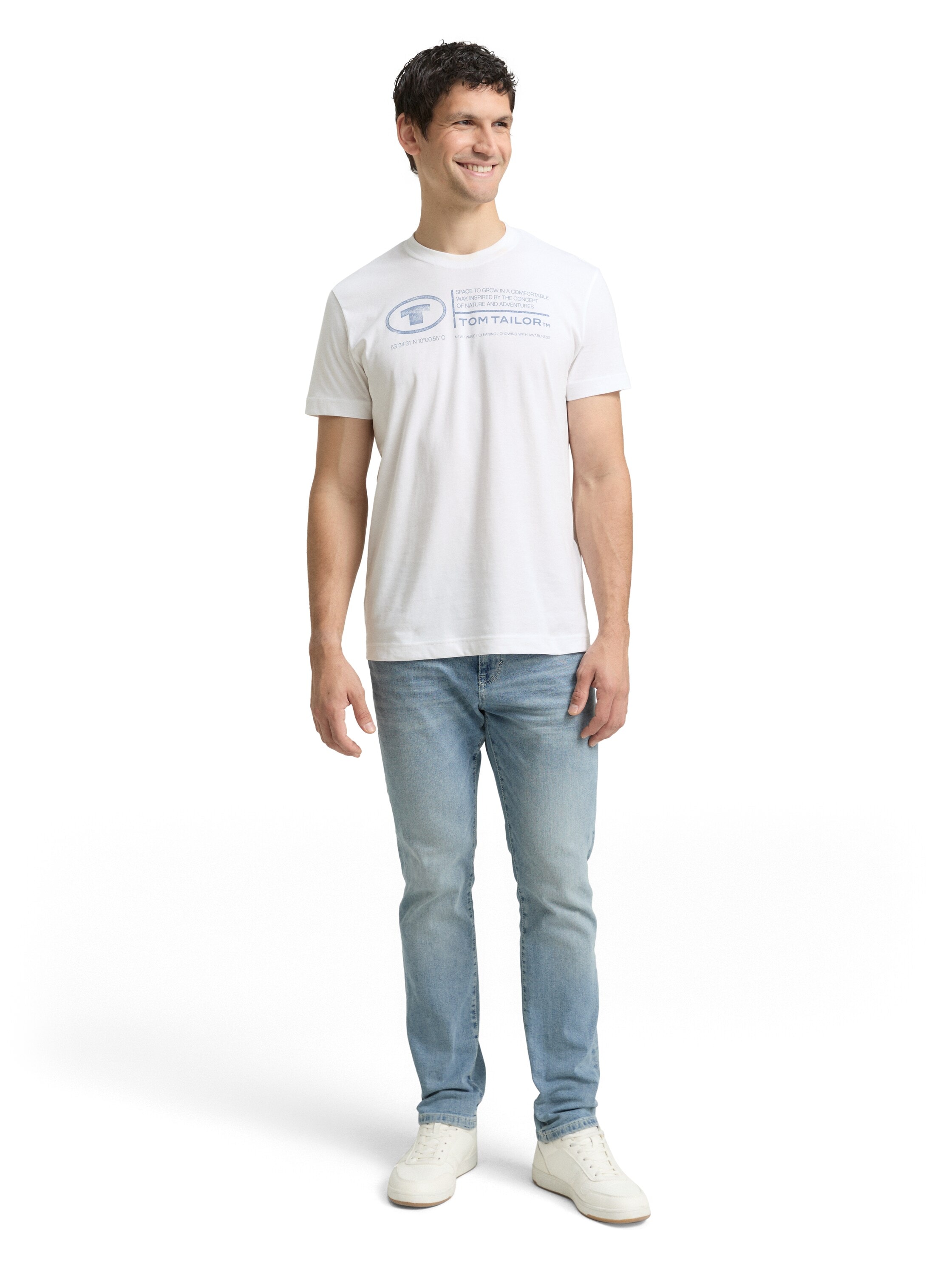 TOM TAILOR Print-Shirt »Tom Tailor Herren T-Shirt Frontprint«