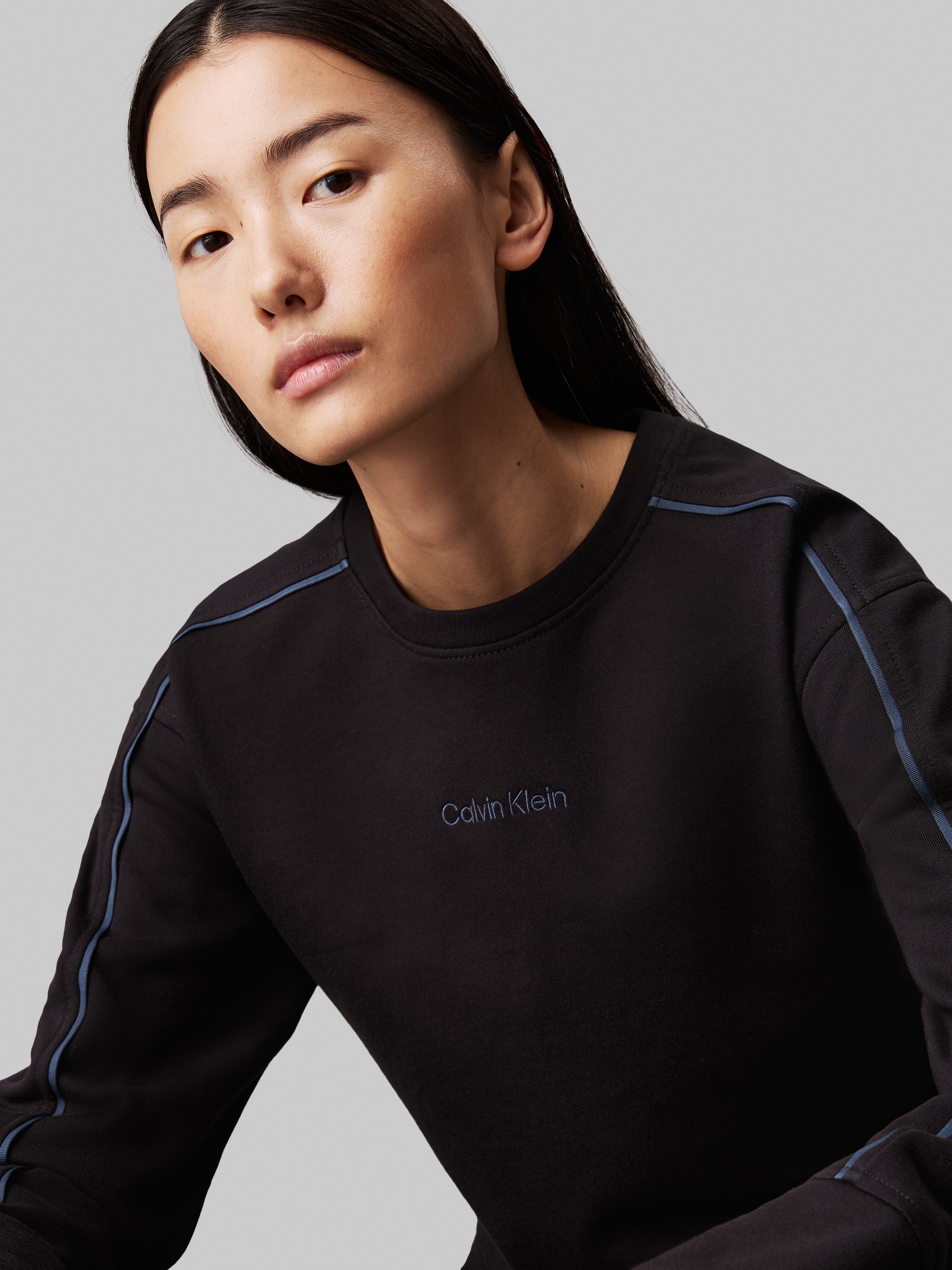 Calvin Klein Underwear Sweatshirt »CREW PULLOVER«, mit Kontraststreifen